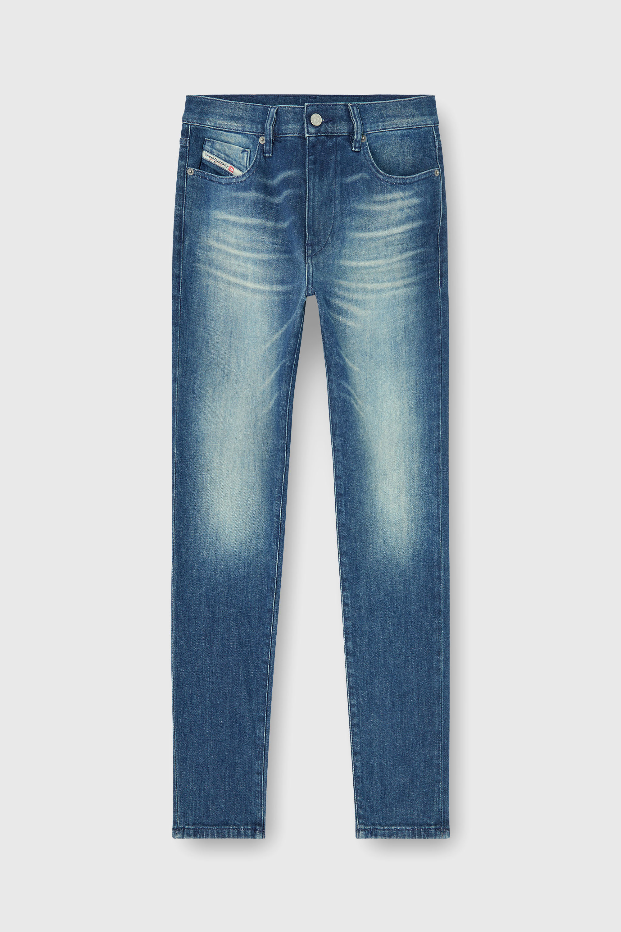 Diesel - Man's Slim Jeans 2019 D-Strukt 0KBBR, Dark Blue - 3