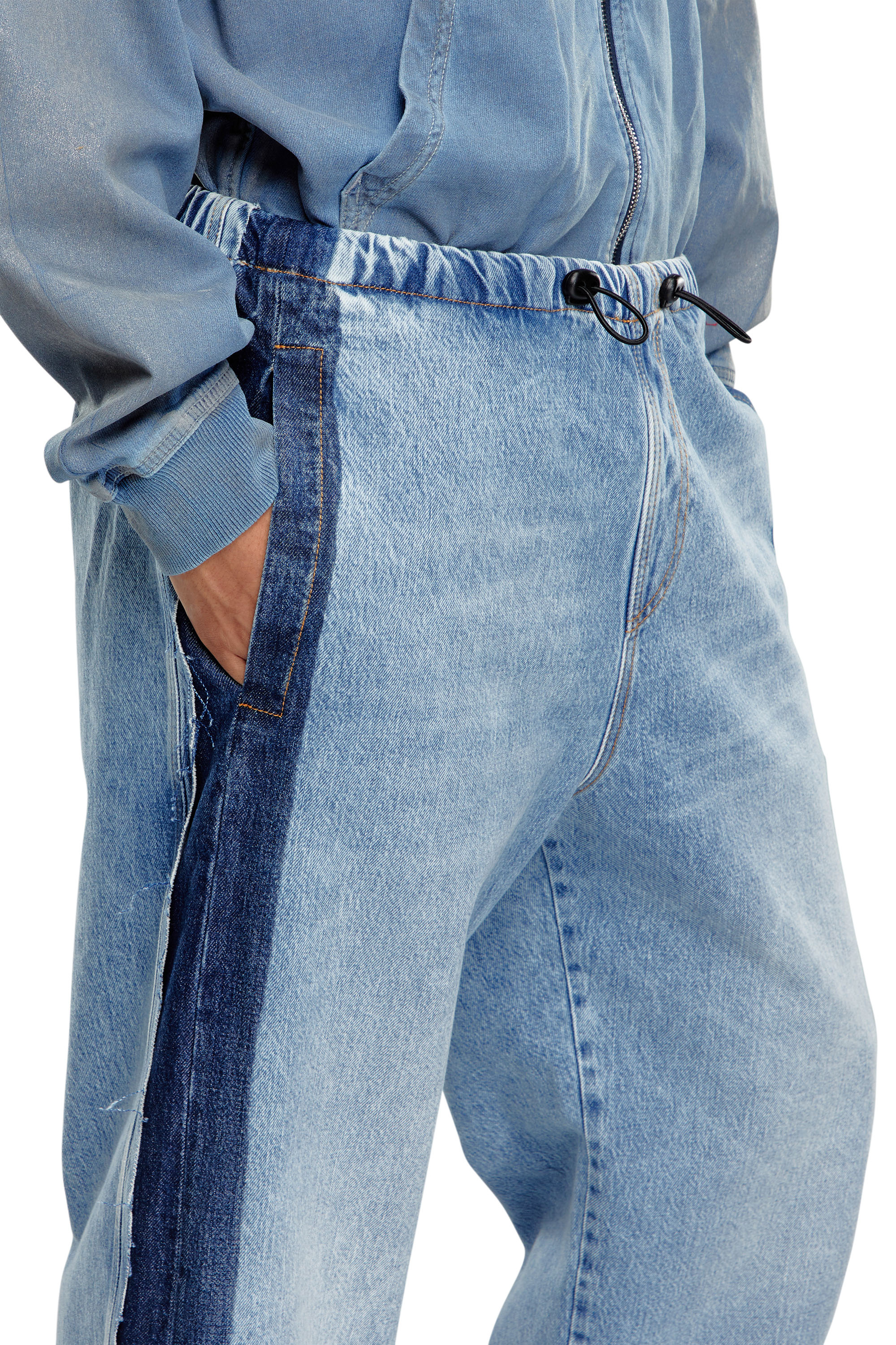 Diesel - Straight Jeans D-Martial 0GHAC, Light Blue - Image 5