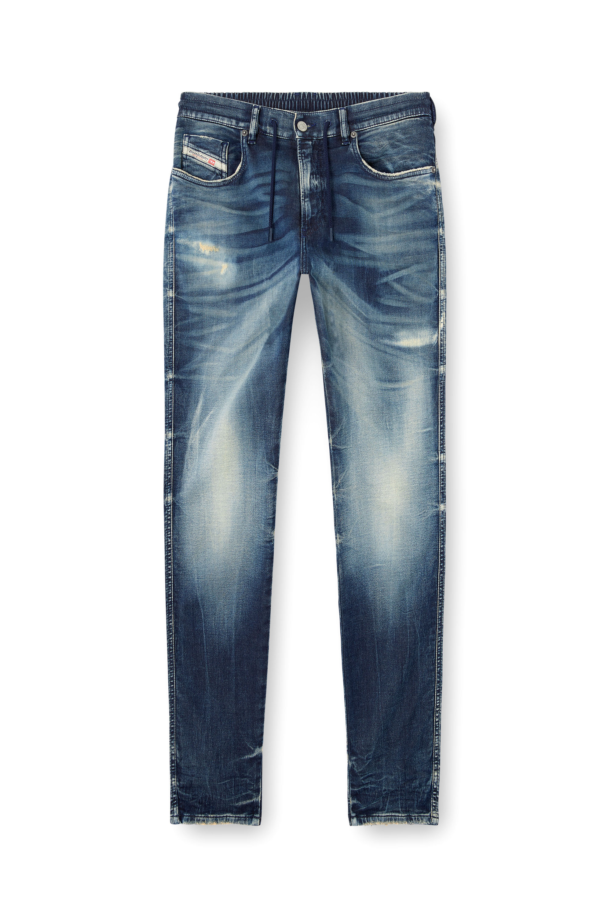 Diesel - Man's Slim 2062 D-Strukt Joggjeans® 068RZ, Dark Blue - 3