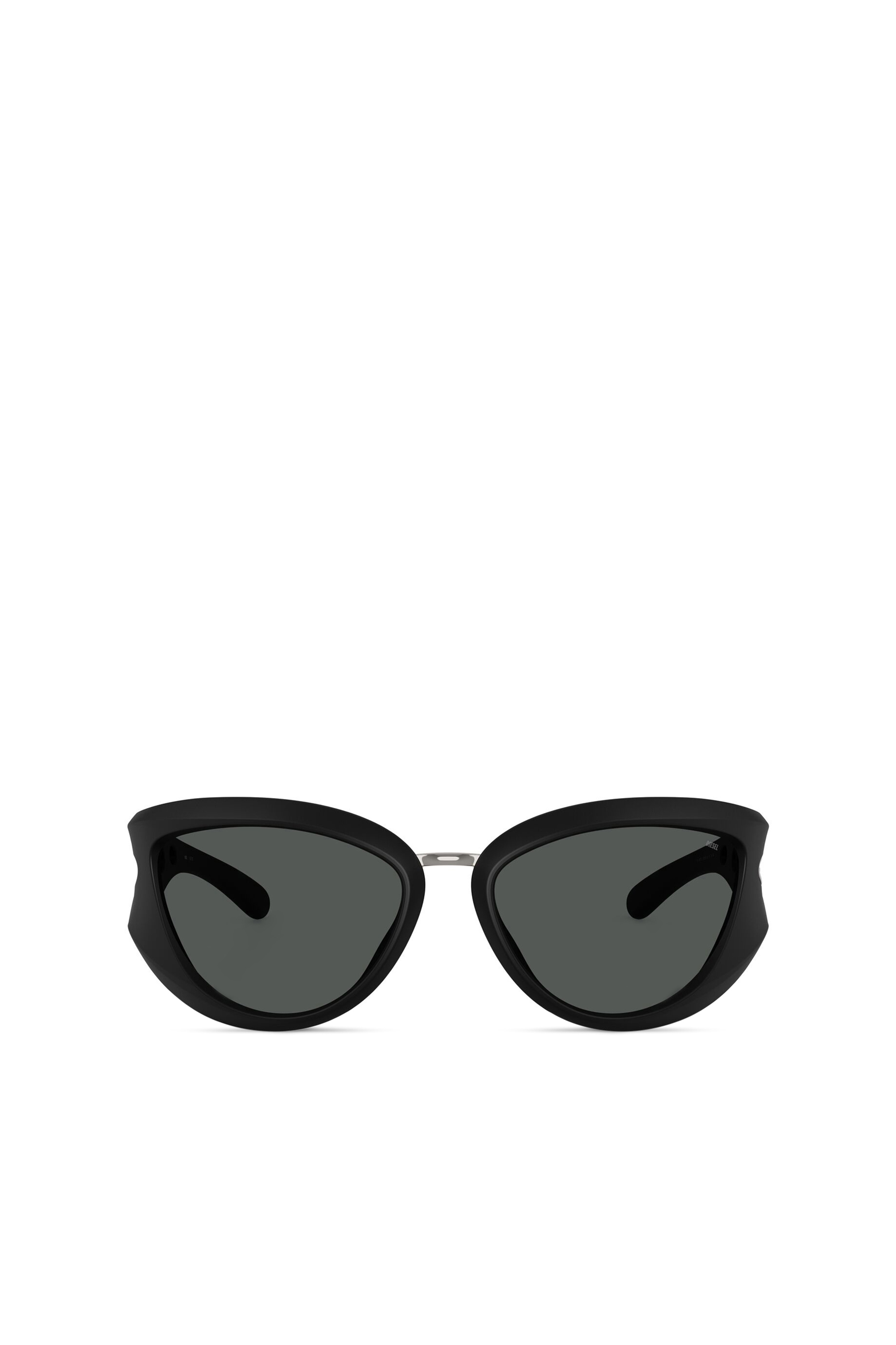 Diesel - 0DL3007U, Unisex's Cat-eye style sunglasses in Black - 1