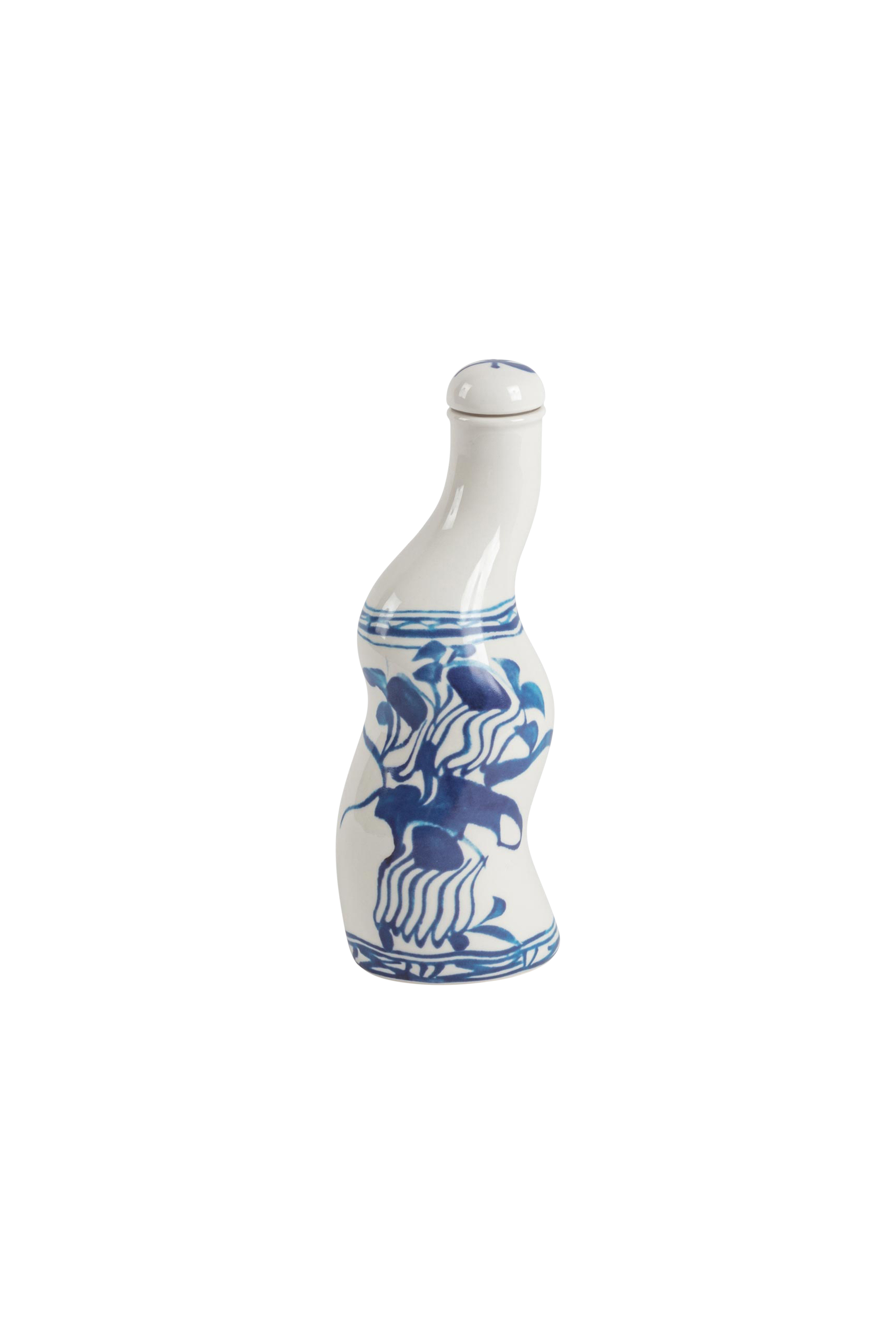 Diesel - 11287 PORCELAIN BOTTLE FOR SEASONING "CL, Unisex's Porcelain bottle for seasoning in White/Blue - 1