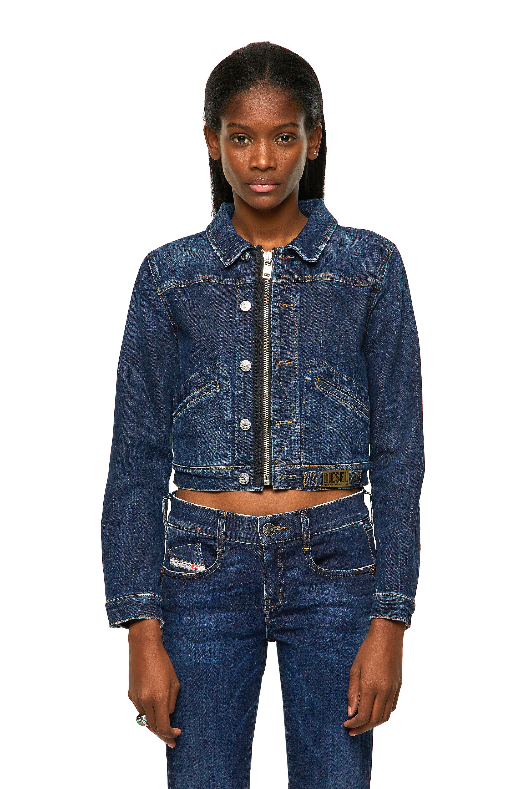 DE-BLONDY, Dark Blue - Denim Jackets