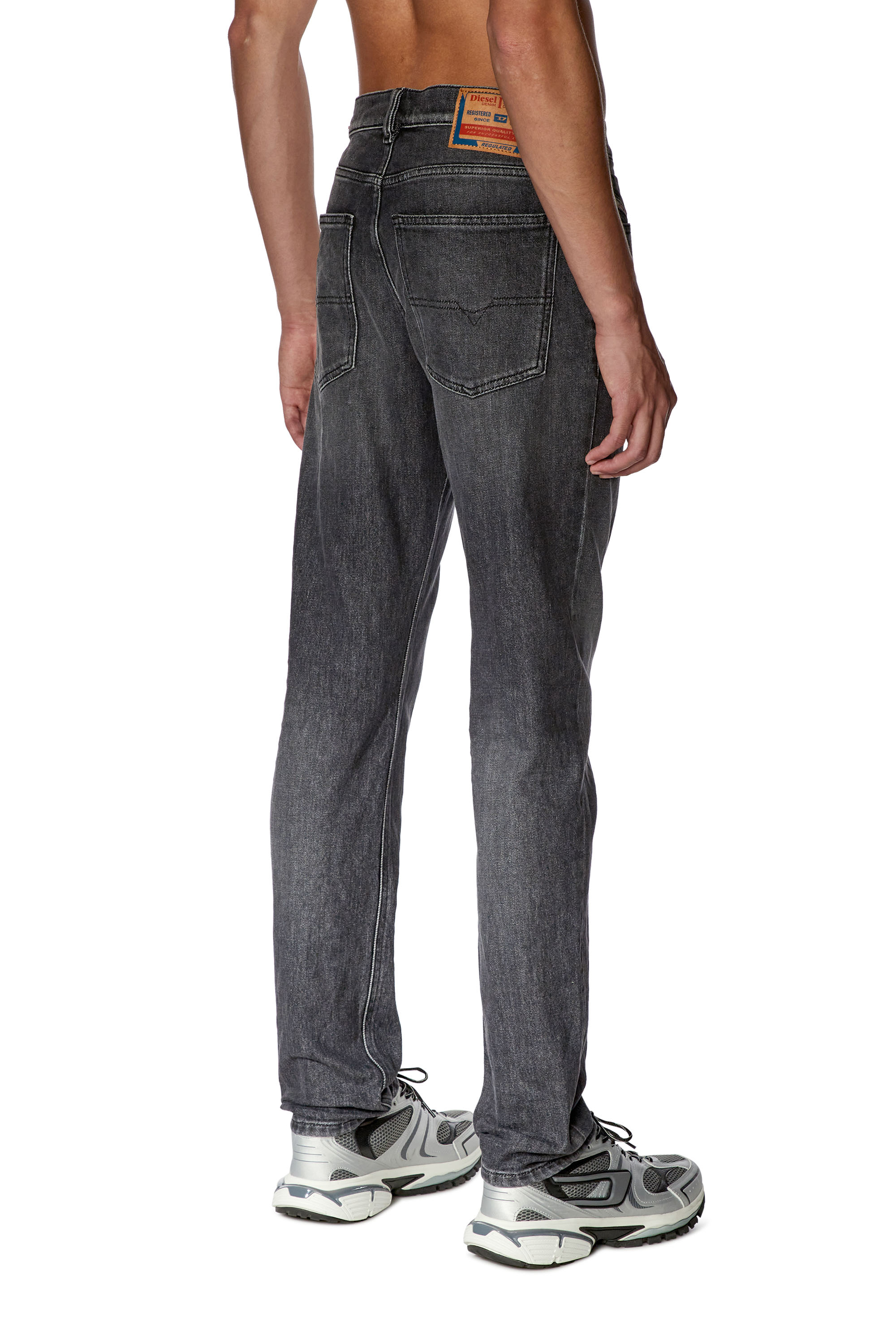 Diesel - Straight Jeans 1995 D-Sark 09F84, Black/Dark grey - Image 2