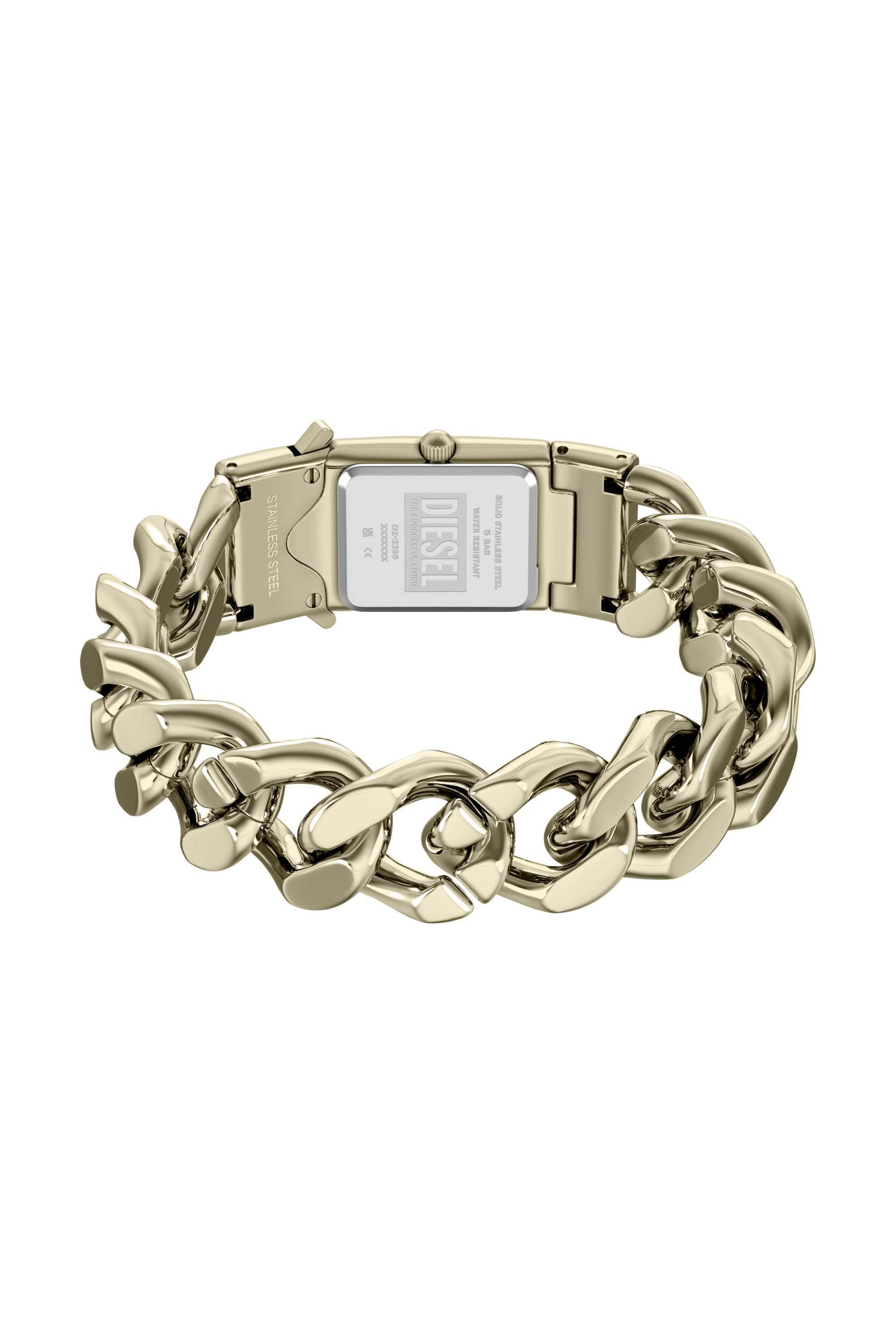 Diesel - DZ2235 WATCH, Man's Closer Gold-Tone Stainless Steel Watch in Gold - 5