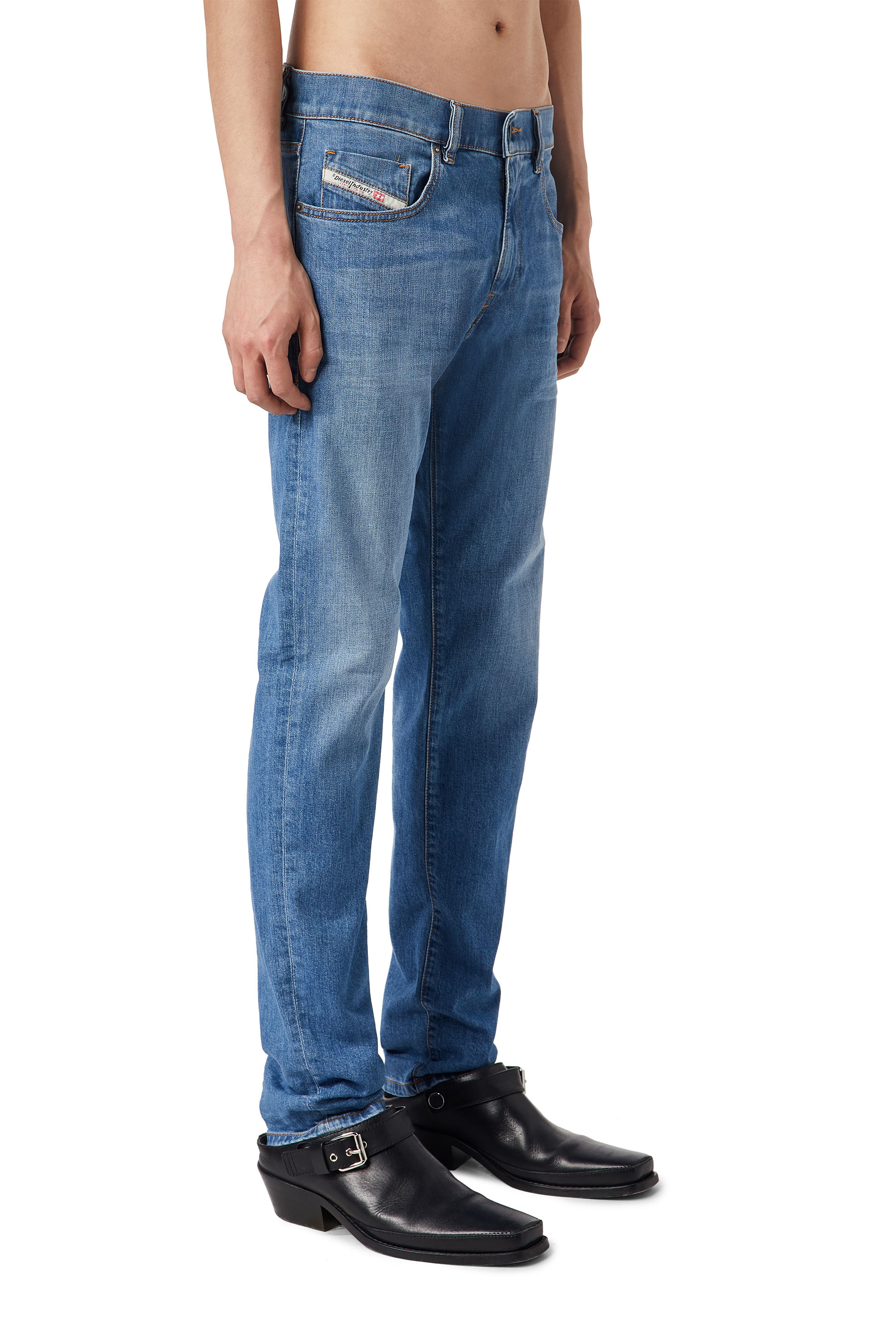 Diesel - 2019 D-STRUKT 0EHAJ Slim Jeans, Medium blue - Image 3