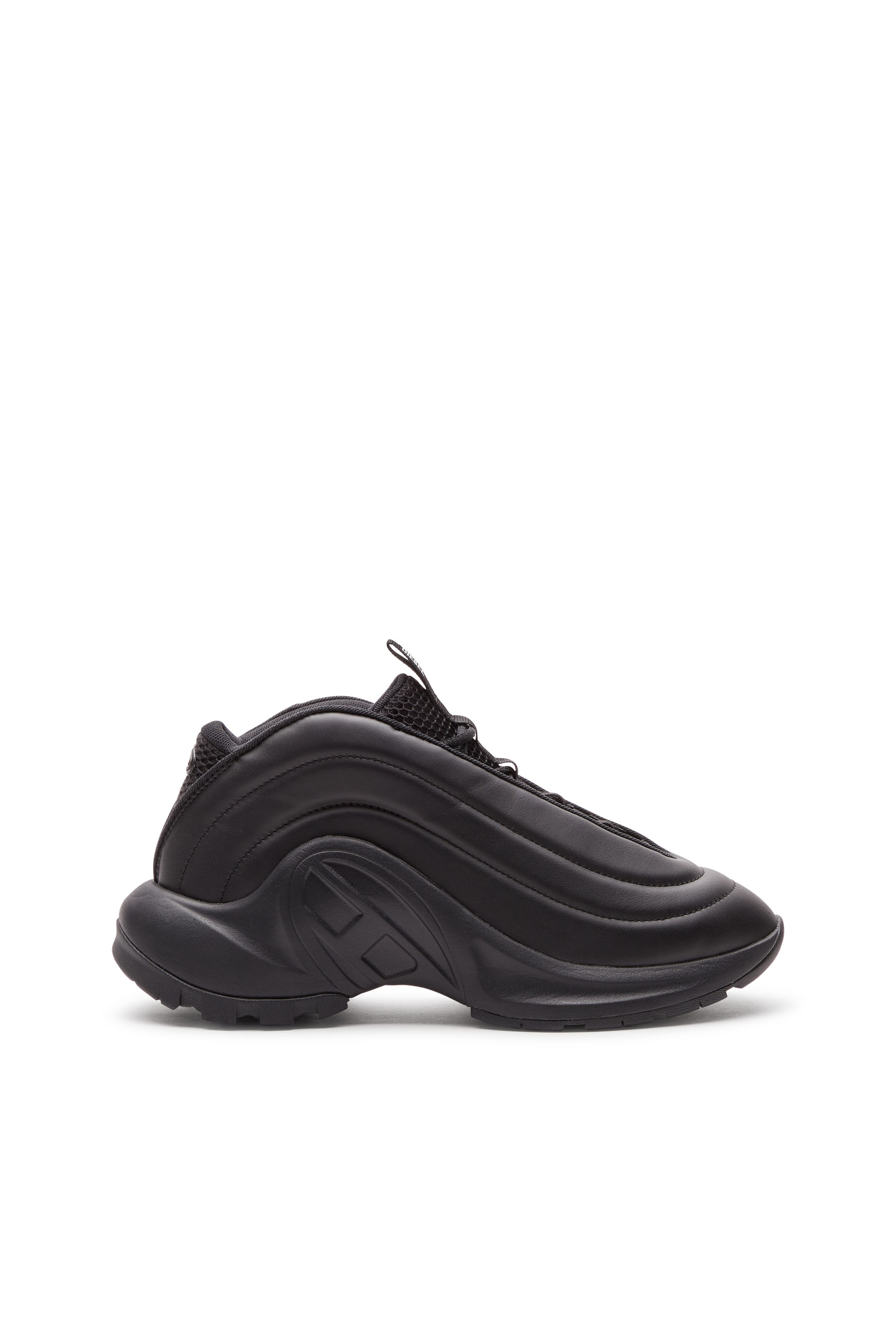 S-D-RUNNER X, Black Diesel - S-D-RUNNER X, Unisex's S-D-Runner X-Slip-on sneakers with matte Oval D instep in Black - 1