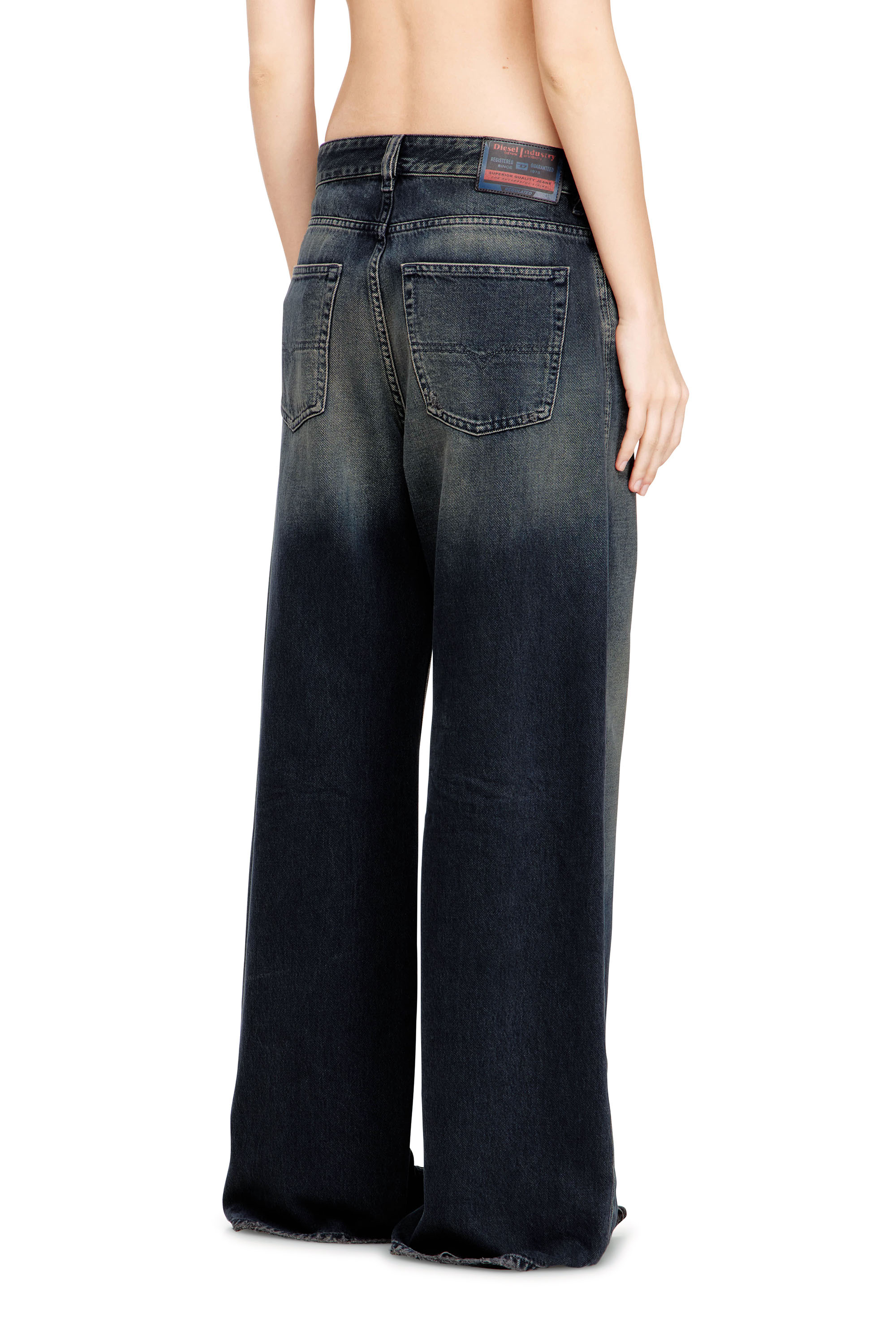 Diesel - Unisex's Relaxed Jeans 1996 D-Sire 09N67, Dark Blue - 3