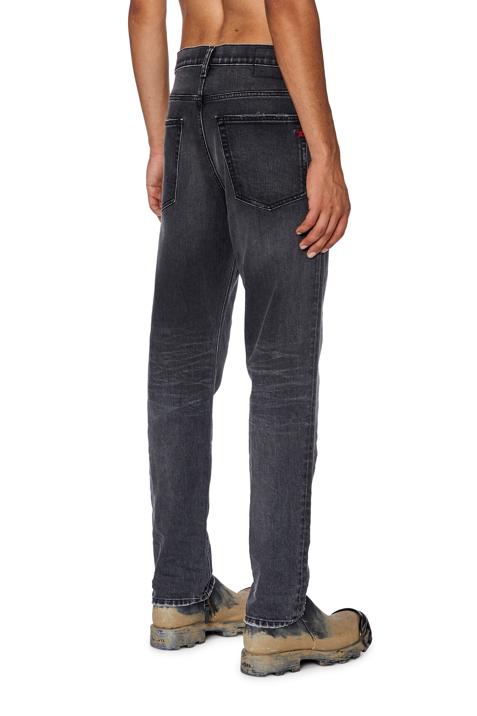 Diesel - Tapered Jeans 2005 D-Fining 09G19, Black/Dark grey - Image 3
