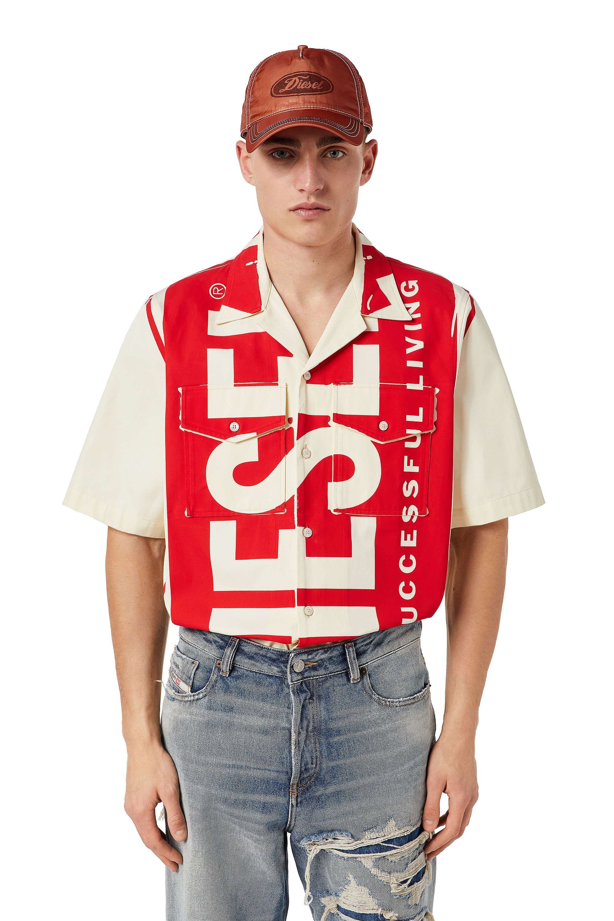 Diesel - S-MAC-A, White/Red - Image 1
