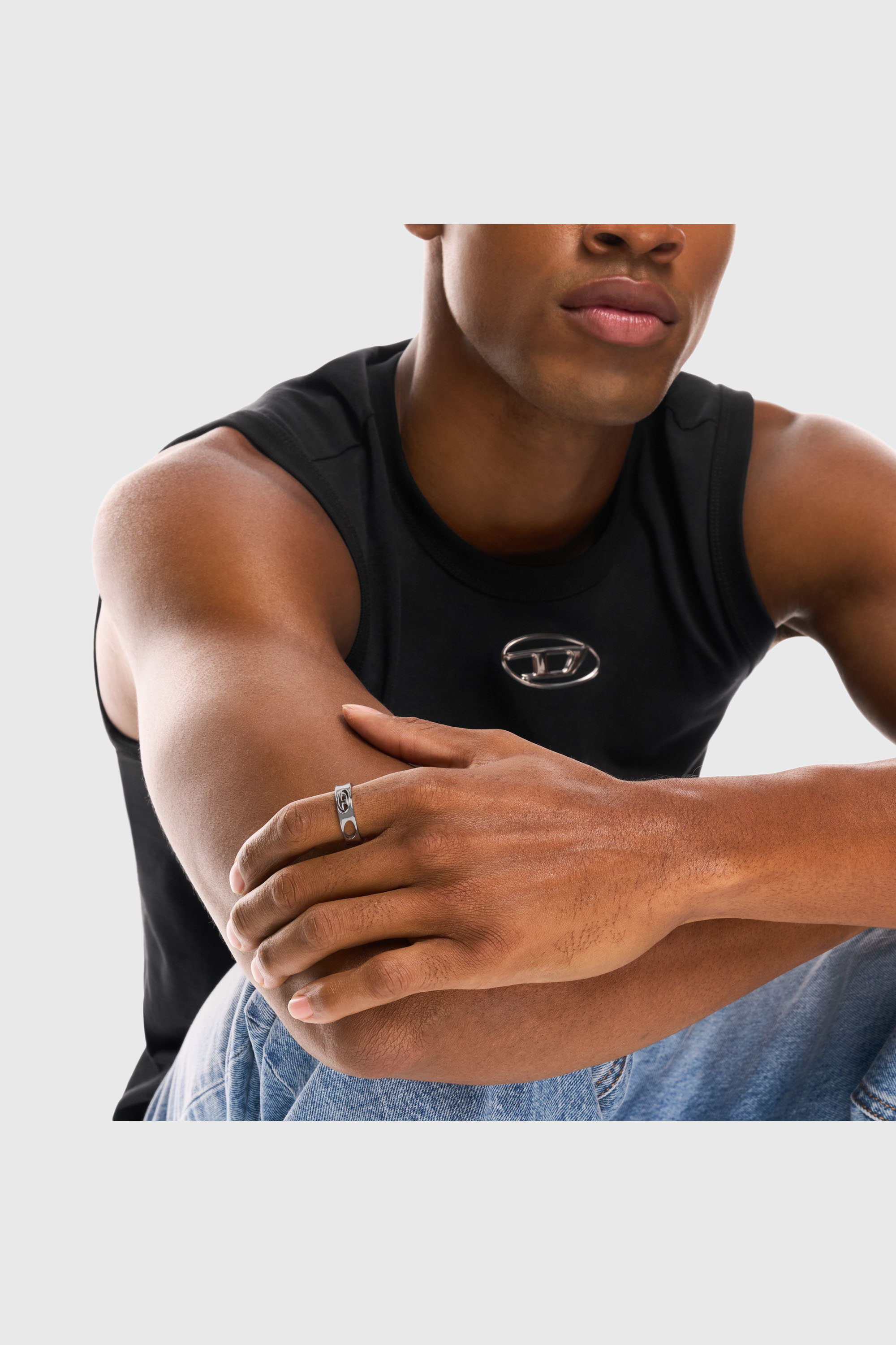 Diesel - DX166540 JEWELLERY, Unisex's Stainless Steel Band Ring in Silver - 4