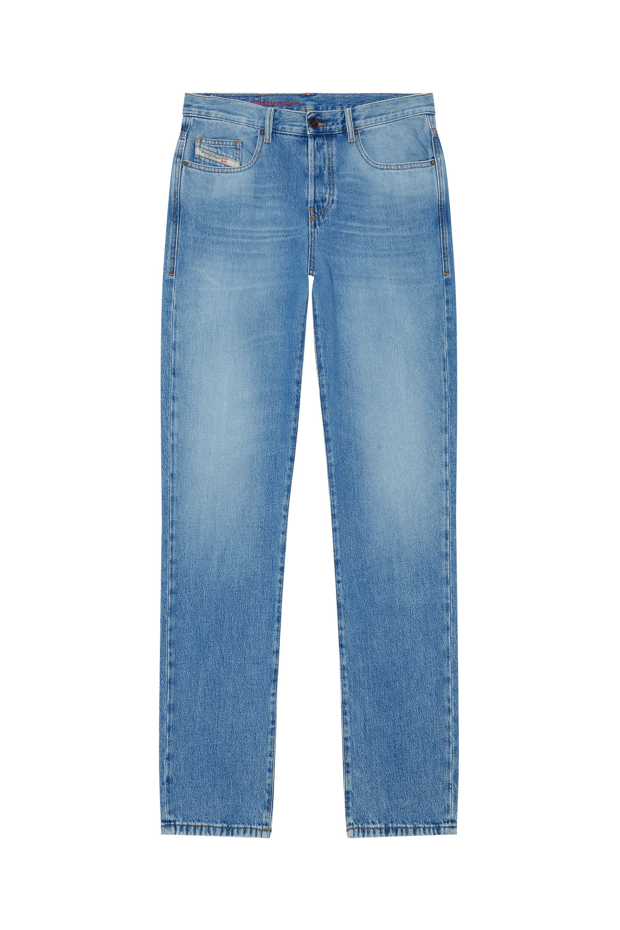 2020 D-Viker 09C15 Straight Jeans, Light Blue - Jeans