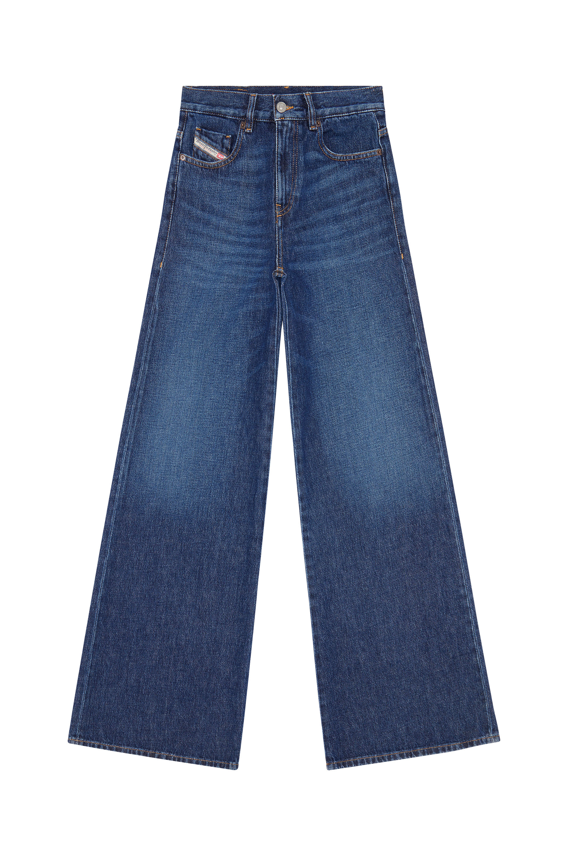 1978 D-Akemi 09C03 Bootcut and Flare Jeans, Dark Blue - Jeans