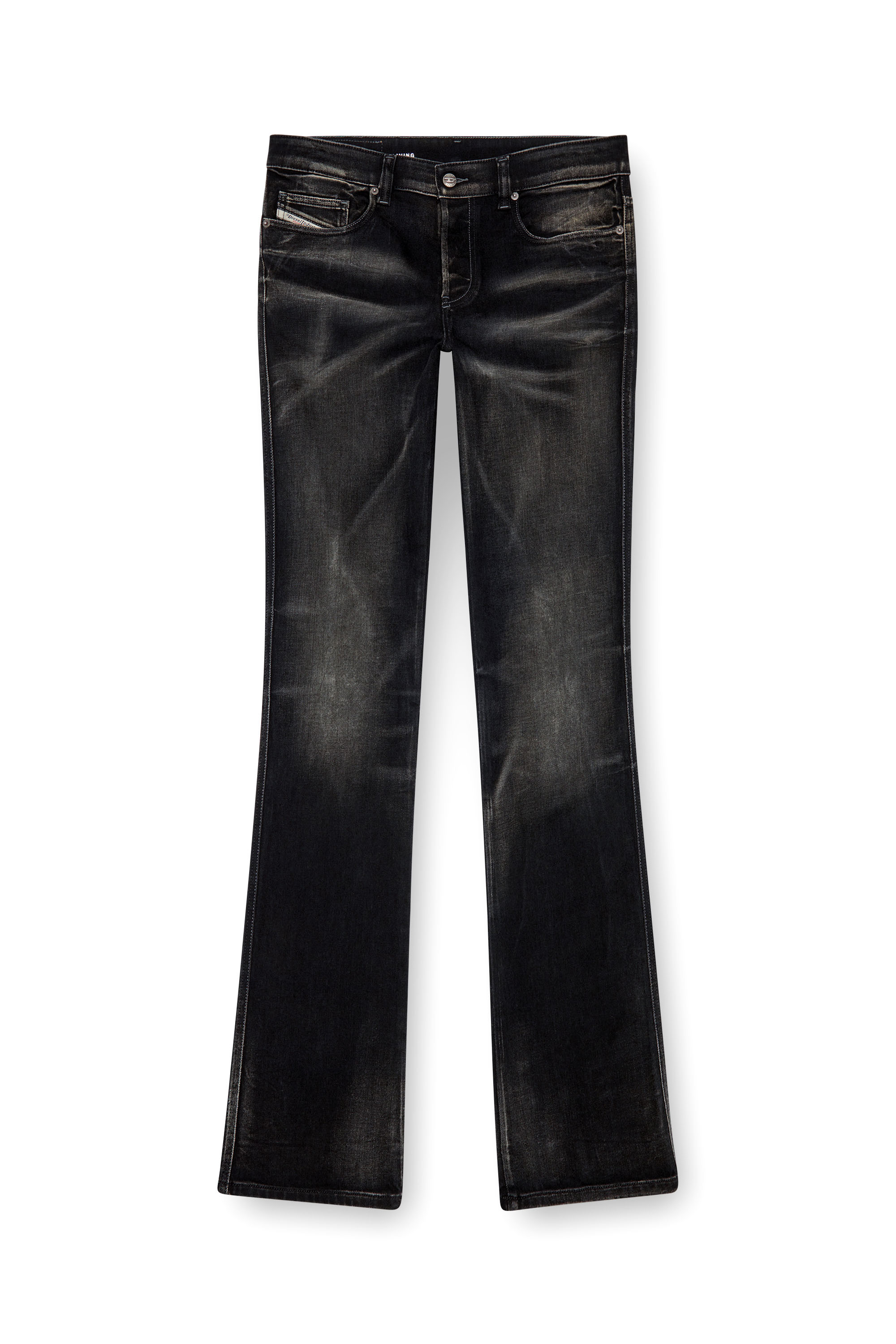 Diesel - Man's Bootcut Jeans 1998 D-Buck 09J53, Black/Dark grey - 5