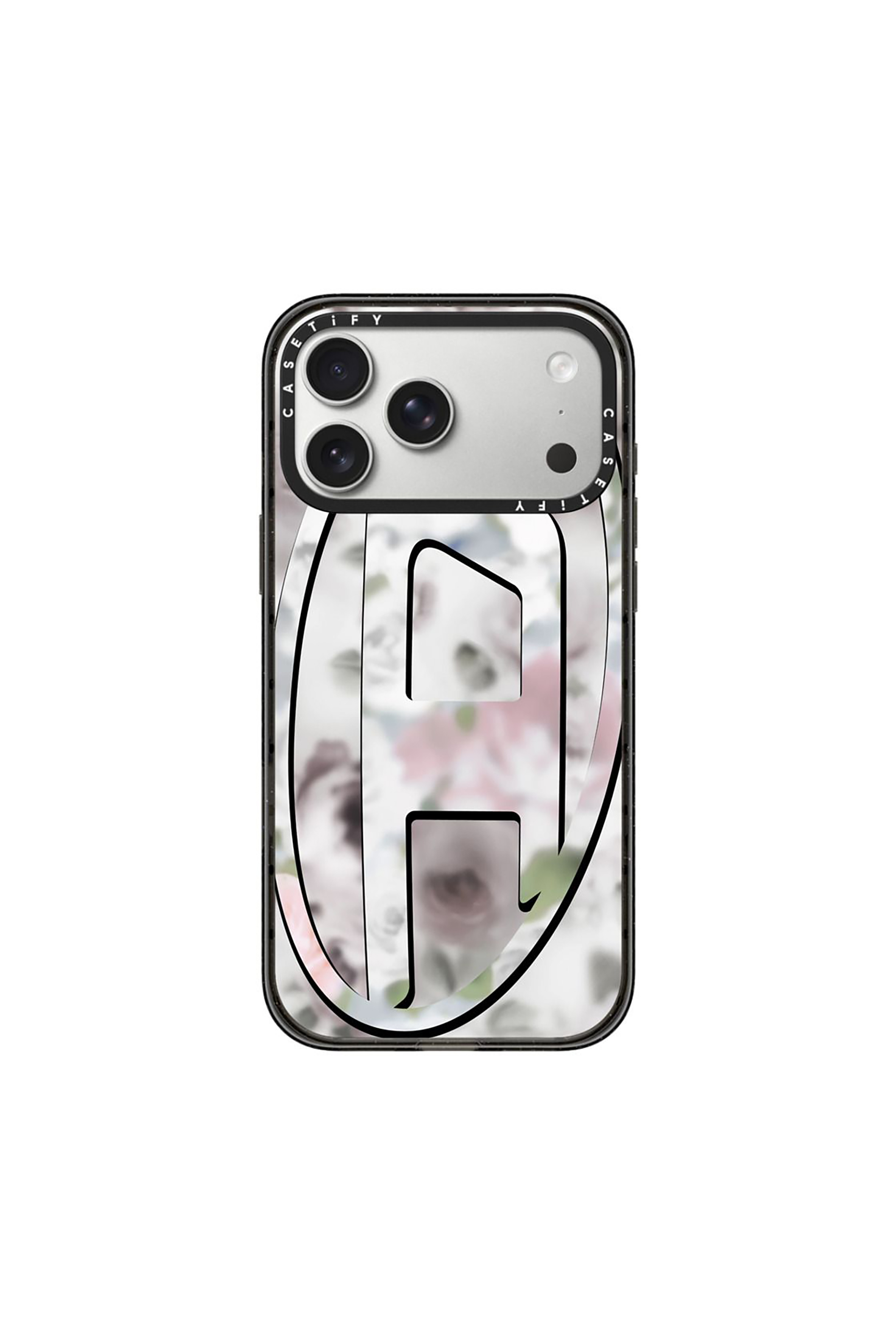 Diesel - 60527 MOULDED CASE, Unisex's Oval D impact case for iPhone 17 Pro Max in Black/Pink - 1