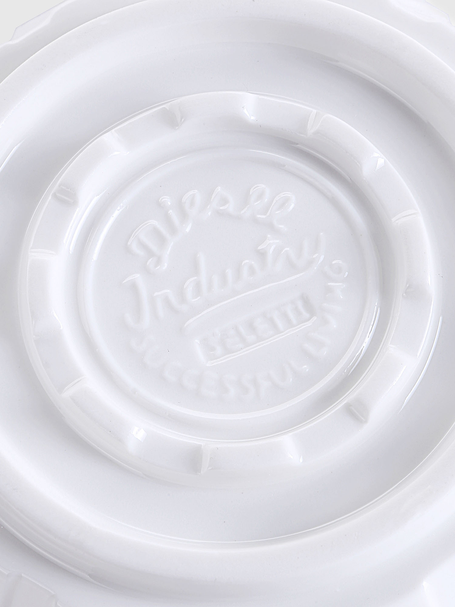 Diesel - 10984 MACHINE COLLEC, Unisex's Porcelain fruit bowl, ø cm 16,3 / 6.4" in White - 3