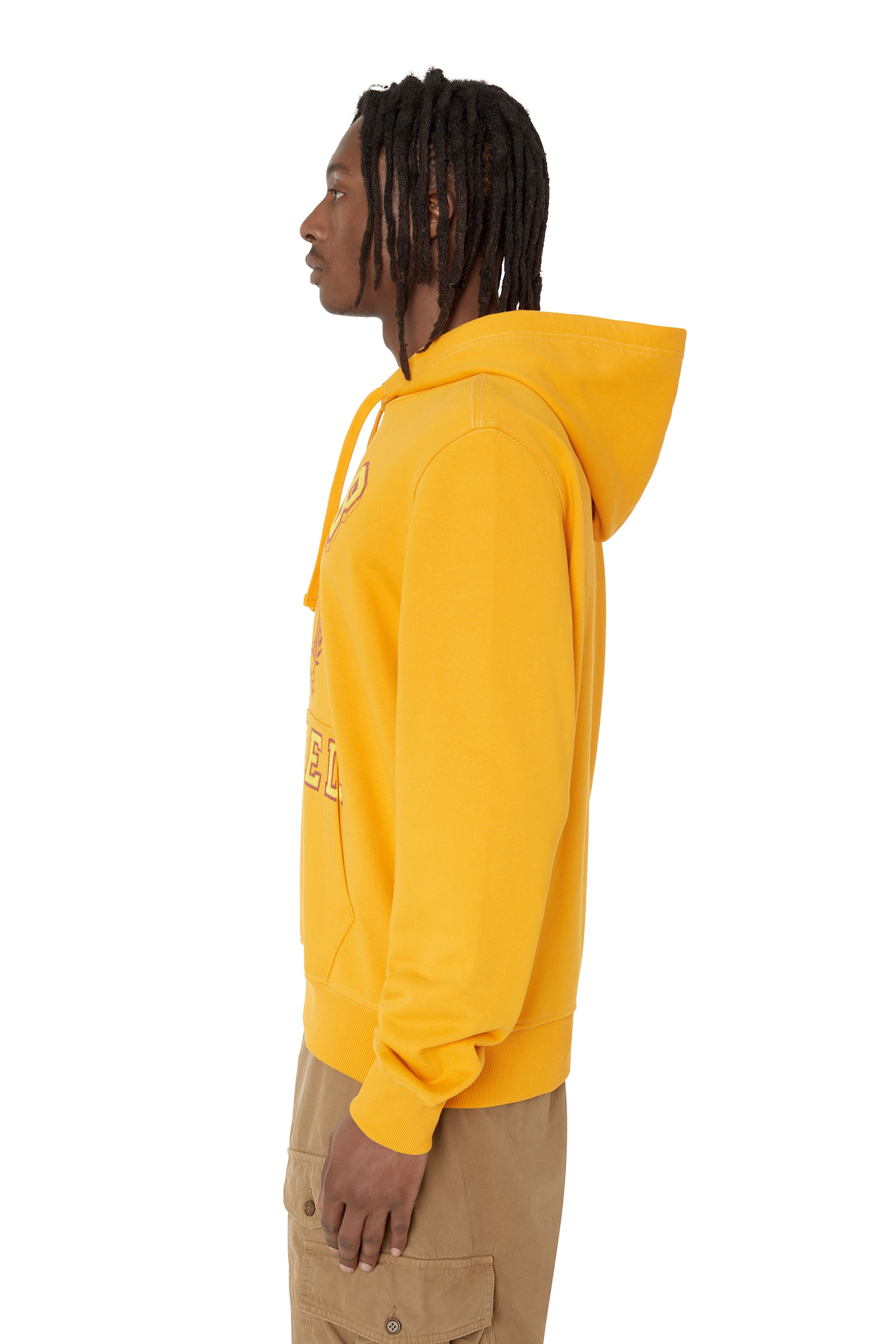 Diesel - S-GINN-HOOD-E5, Yellow - Image 6