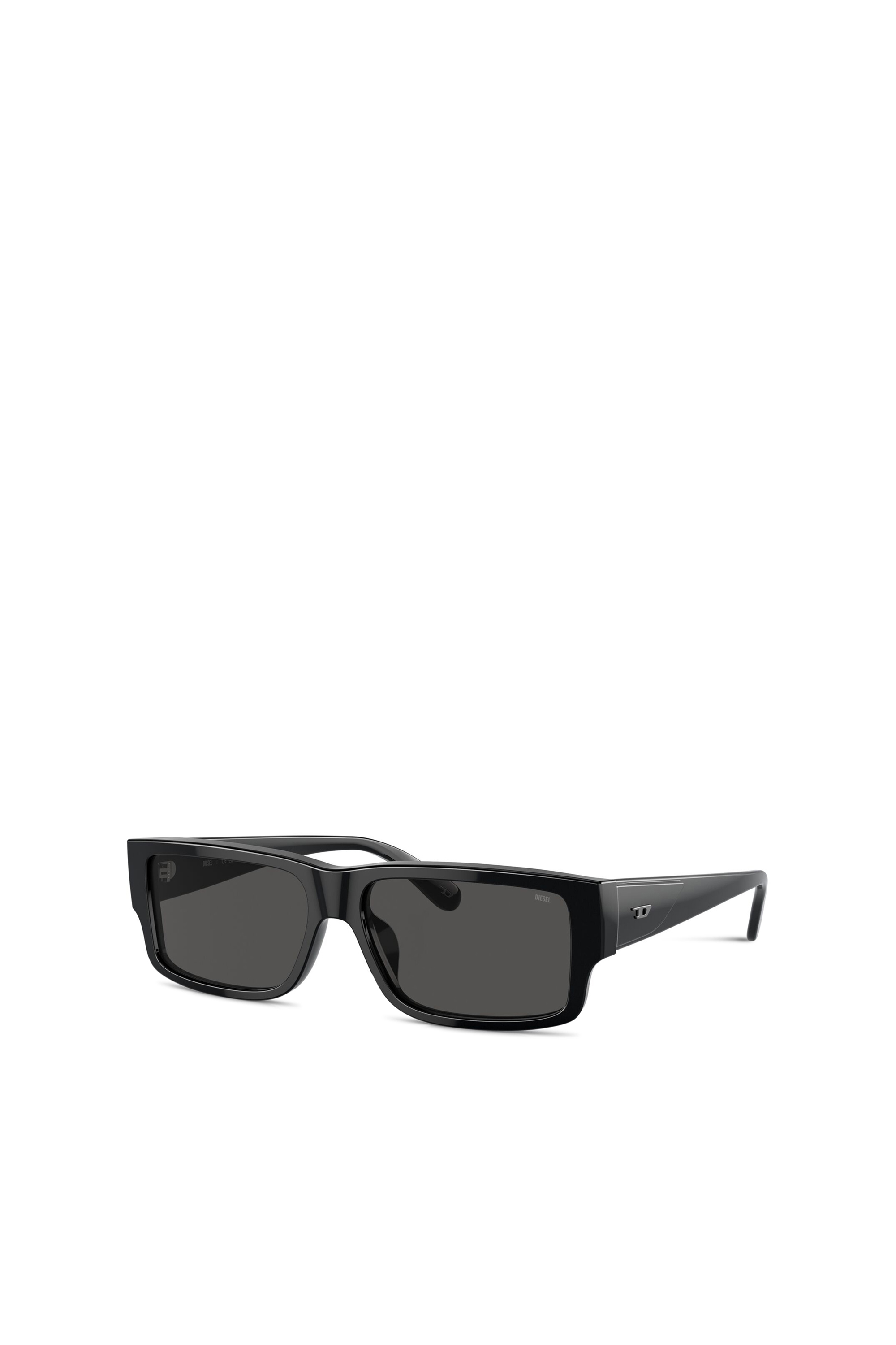 Diesel - 0DL2003 SIZE 57, Man's Rectangle sunglasses in Dark grey - 4