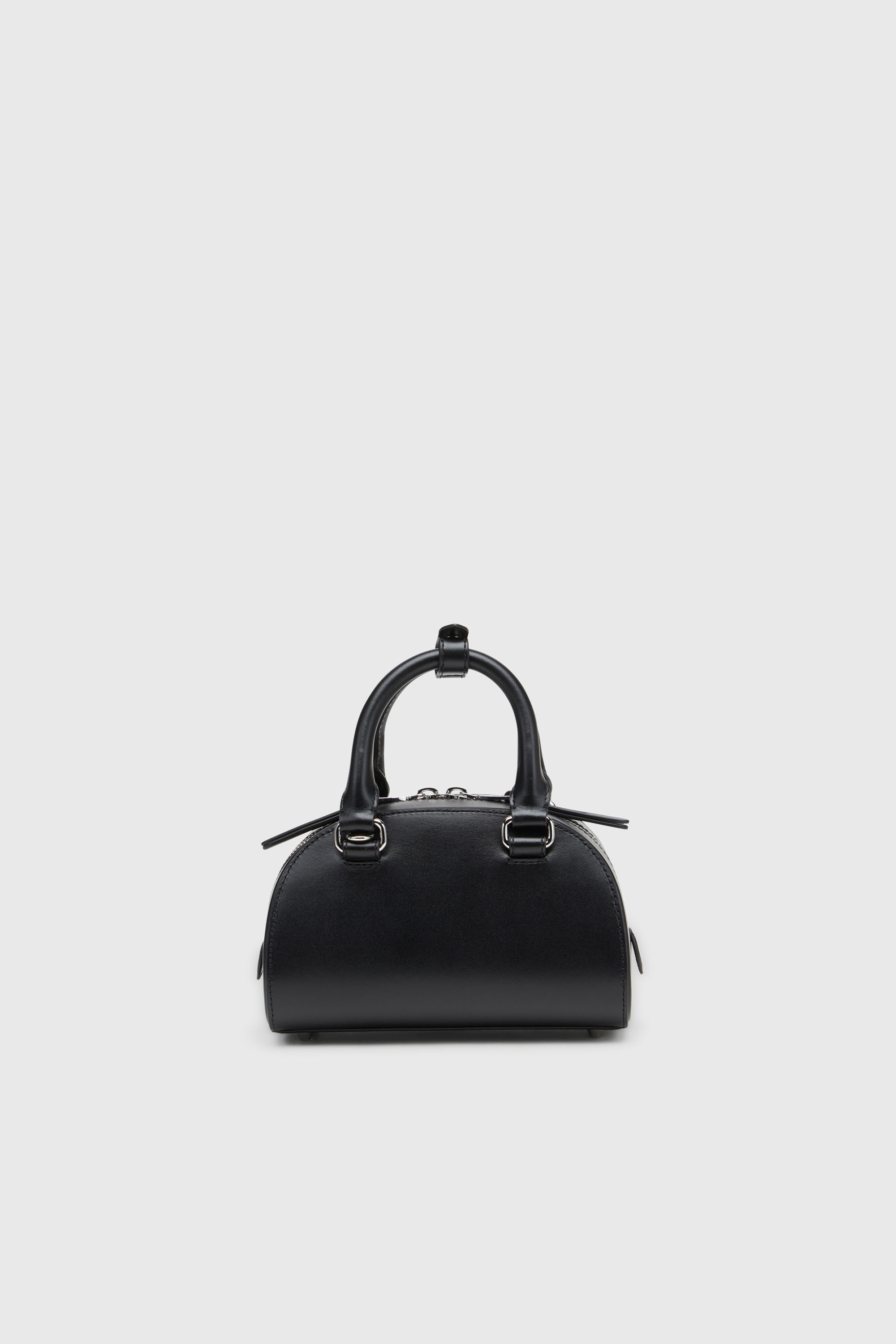 Diesel - 1DR DOME CROSSBODY, Woman's 1DR Dome-Leather Small bowling bag in Black - 3