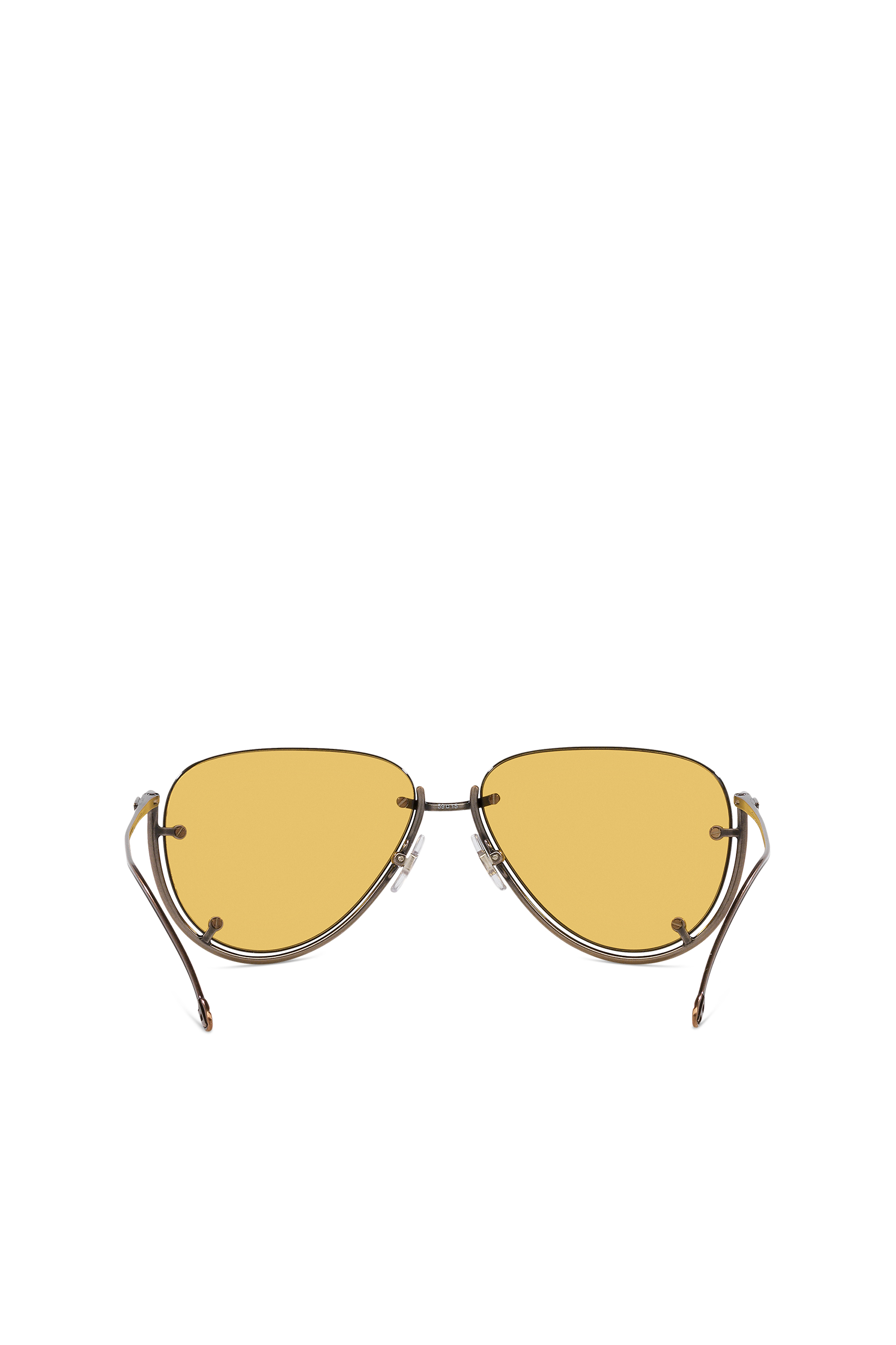 Diesel - 0DL1003, Unisex's Pilot model sunglasses in Yellow - 3