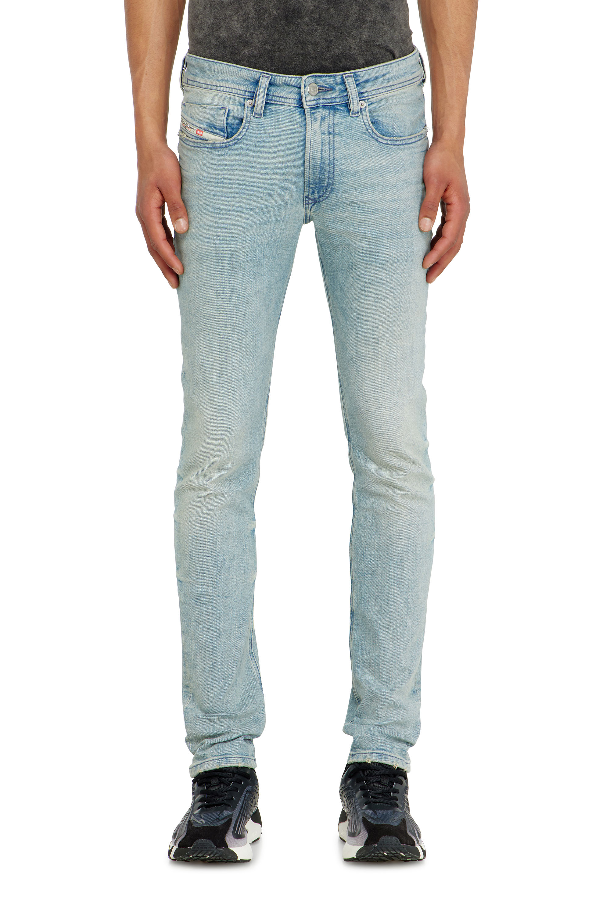 Diesel - Man's Skinny Jeans 1979 Sleenker 0KBBF, Light Blue - 1