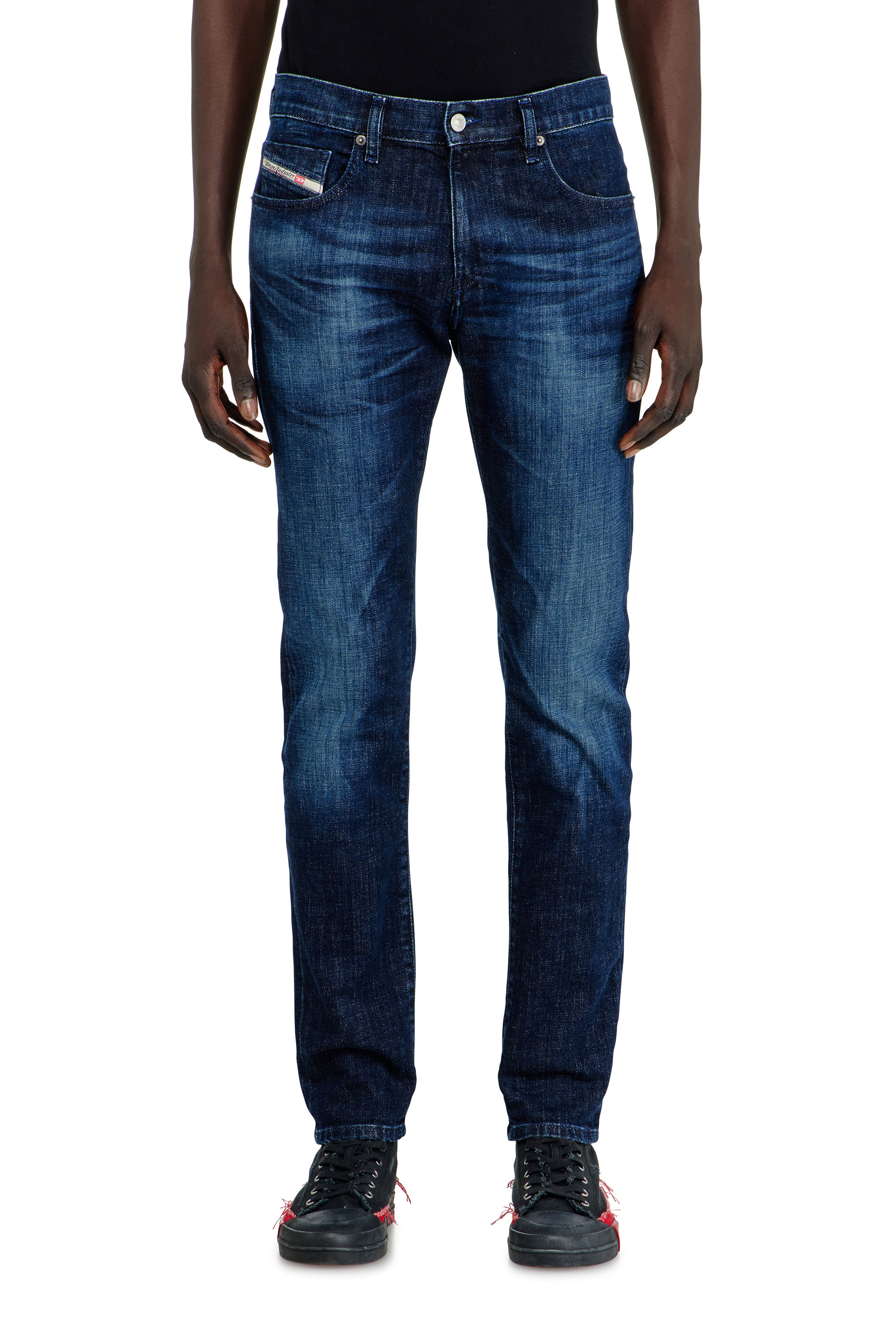 Diesel - Man's Slim Jeans 2019 D-Strukt 0ADBL, Dark Blue - 4