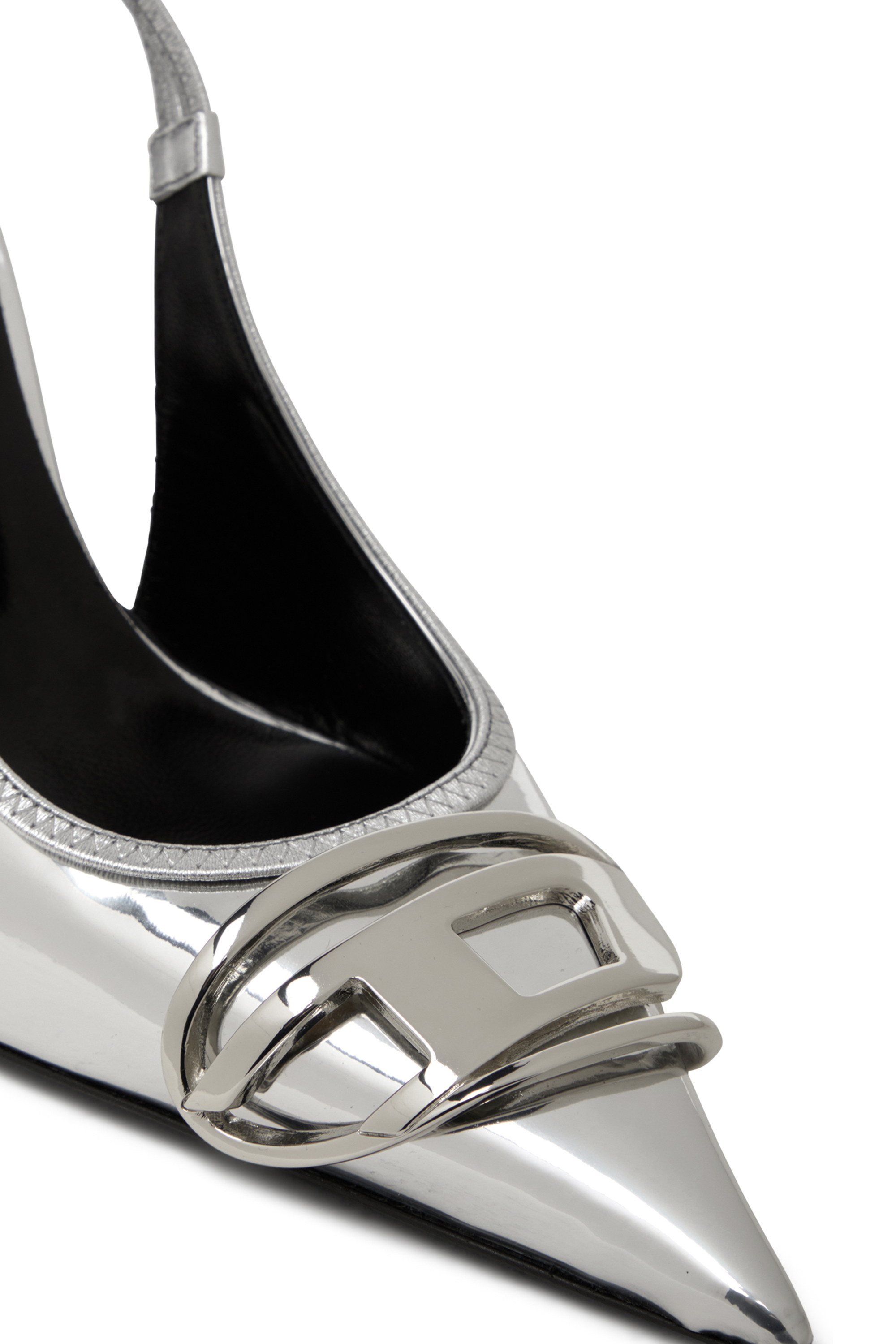 D-VENUS SB, Silver Diesel - D-VENUS SB, Woman's D-Venus-Slingback pumps with mirror finish in Silver - 6