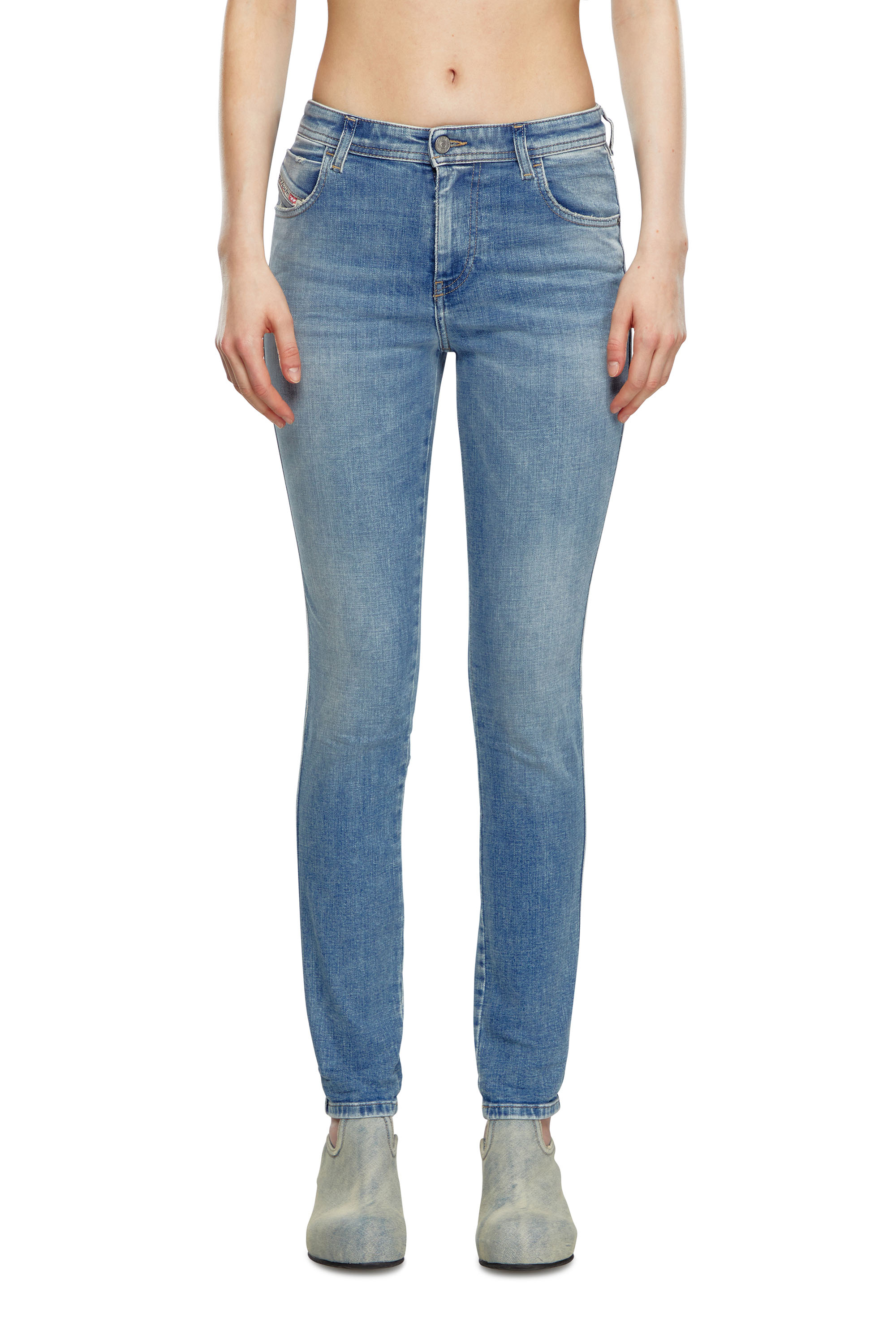 Diesel - Woman's Skinny Jeans 2015 Babhila 09J21, Light Blue - 3