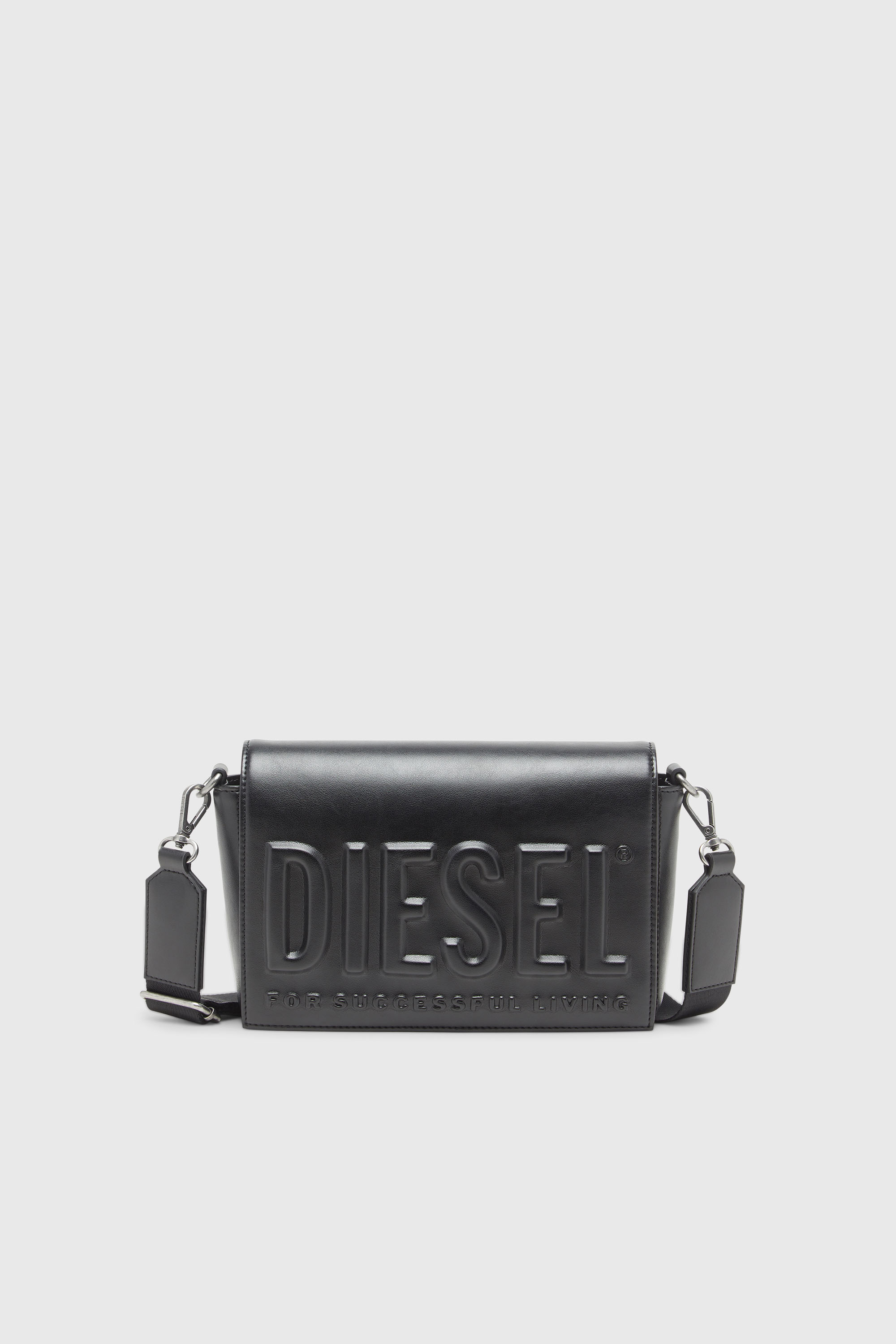 Diesel - DSL 3D CAMERA BAG X, Unisex's Dsl 3D - Camera bag with embossed logo in Black - 2