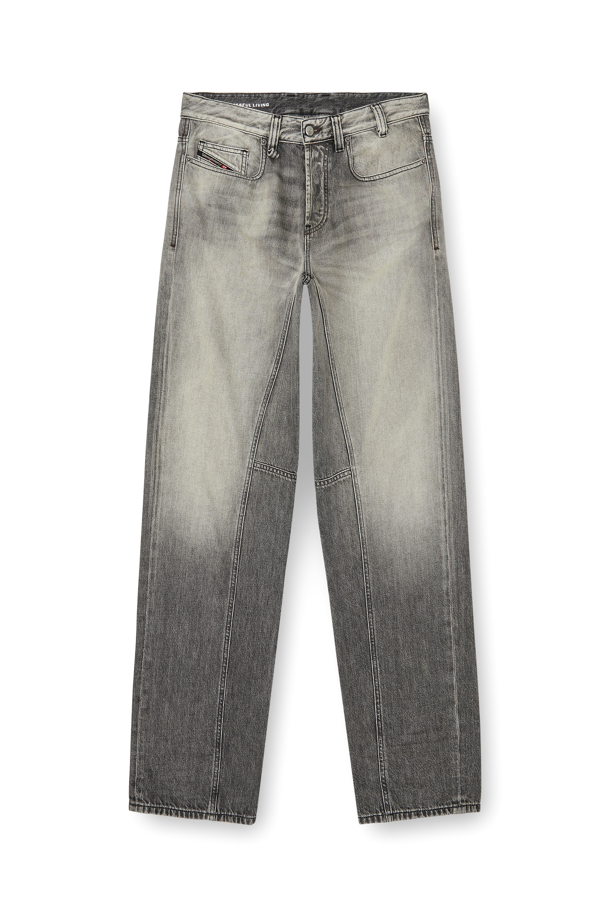 Diesel - Man's Relaxed Jeans 2001 D-Macro 09P56, Grey - 3