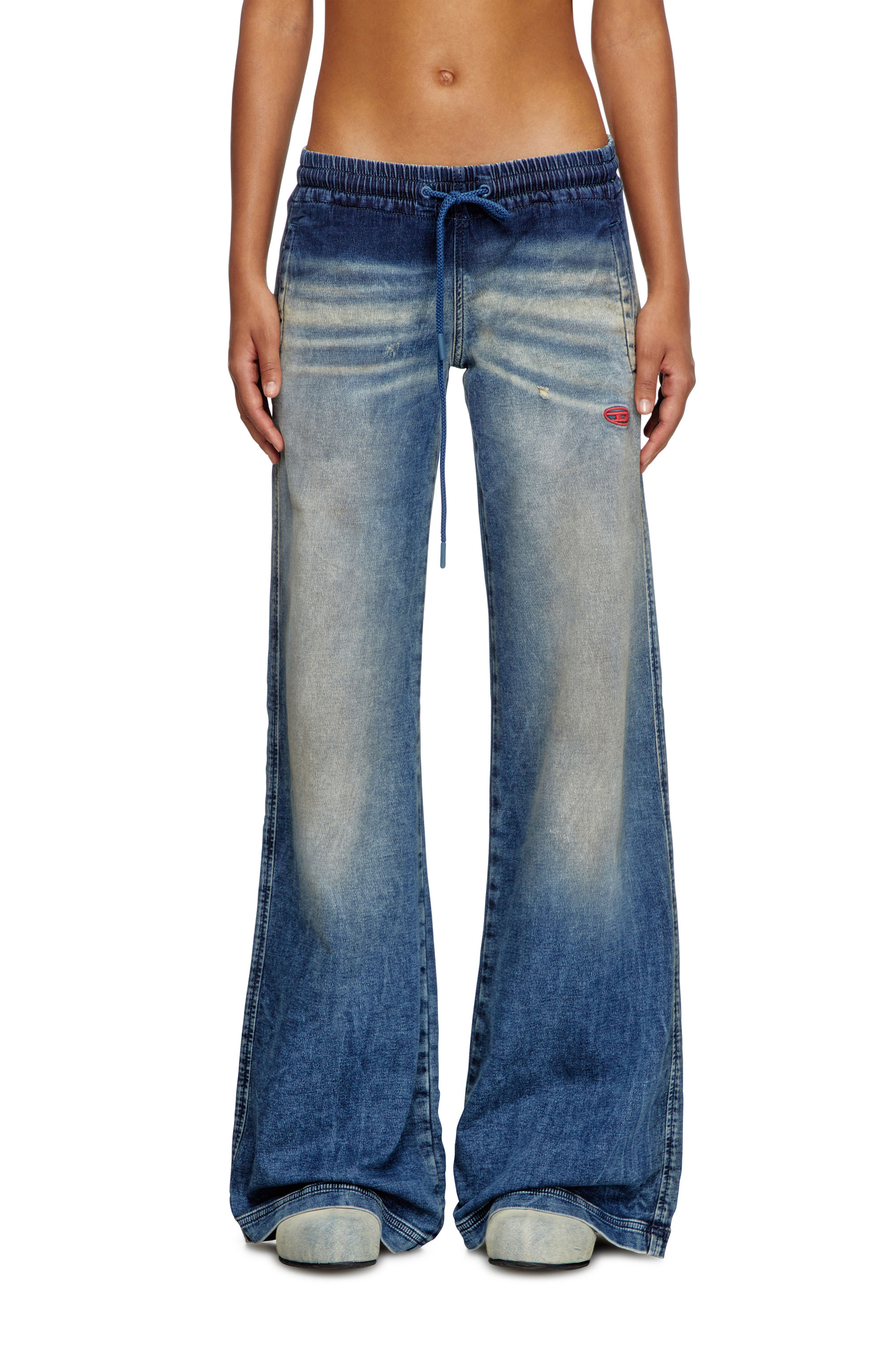 Diesel - Woman's Relaxed 2078 D-Ainty Joggjeans&reg; 068PQ, Medium blue - 3