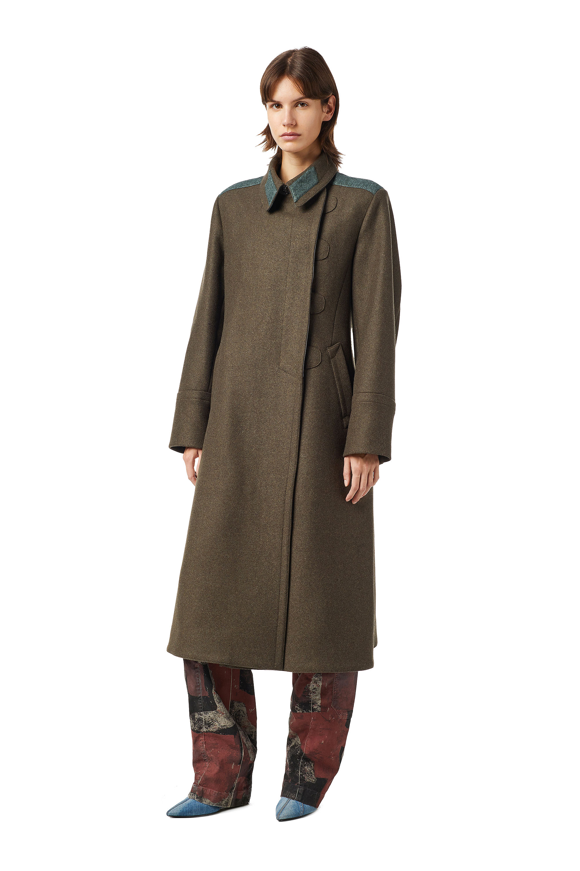 W-AGATHE, Olive Green - Winter Jackets
