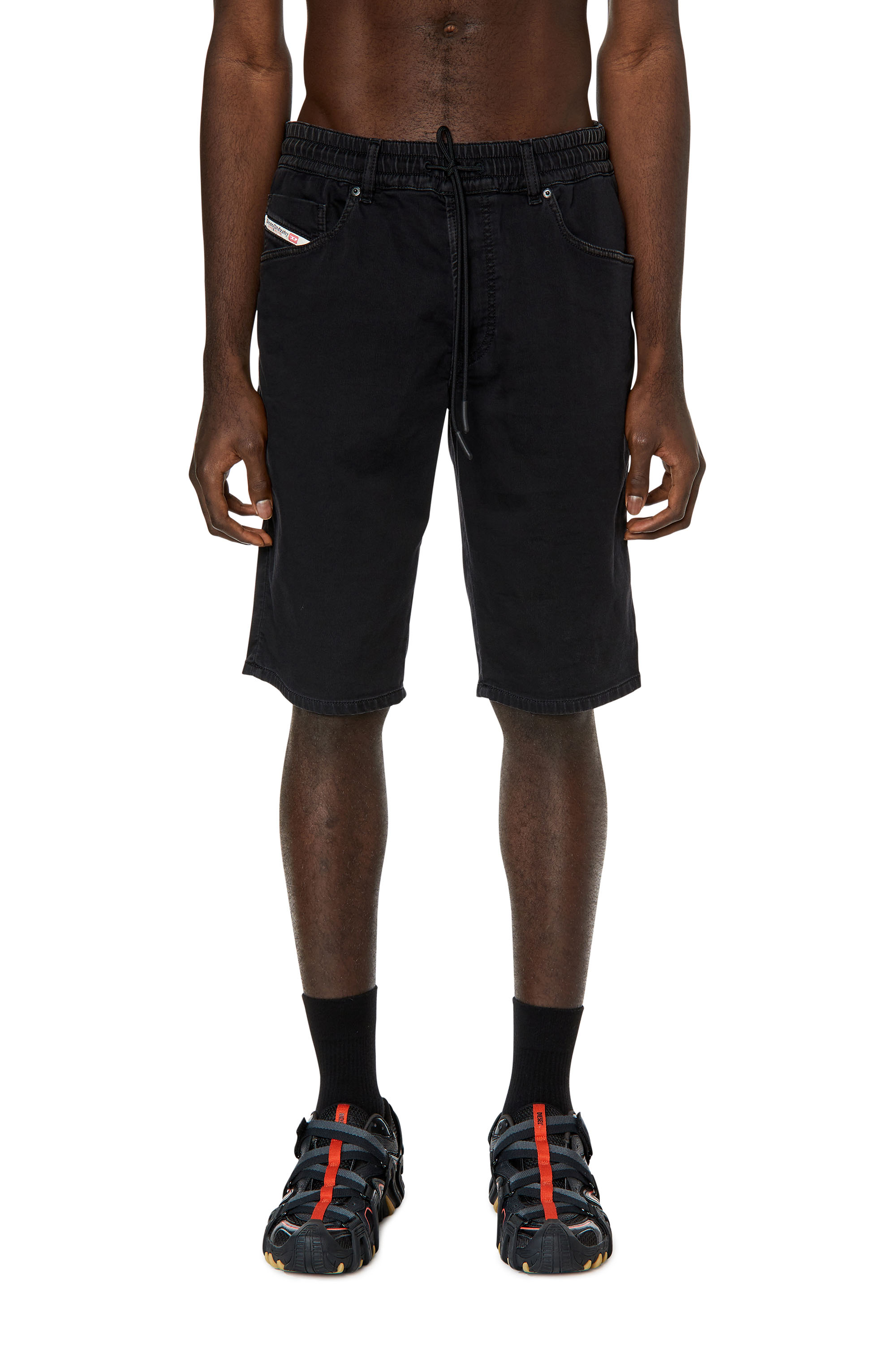 Diesel - D-KROOLEY-SHORT JOGG, Black/Dark grey - Image 1