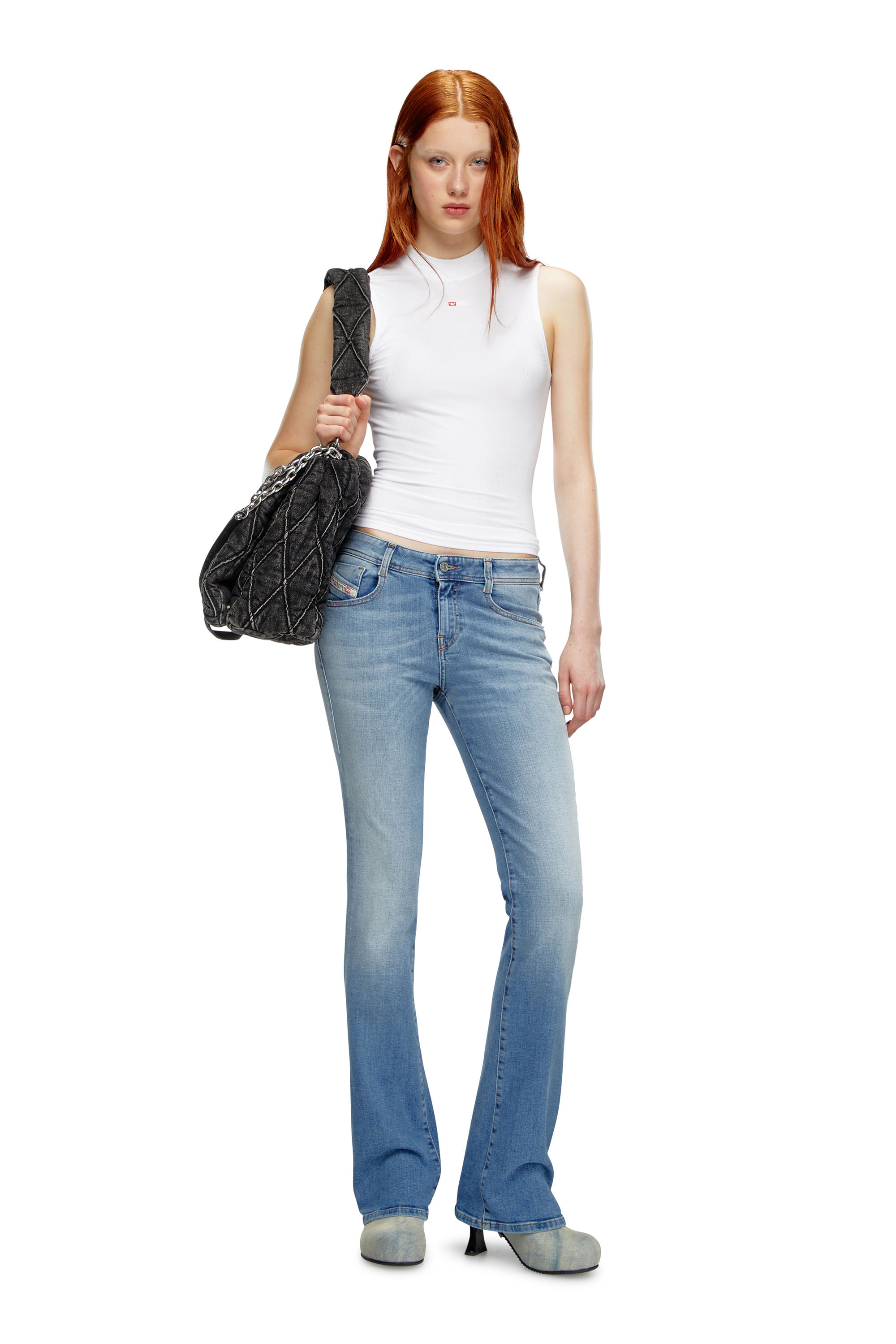 Diesel - Bootcut and Flare Jeans 1969 D-Ebbey 09K06, Light Blue - Image 1