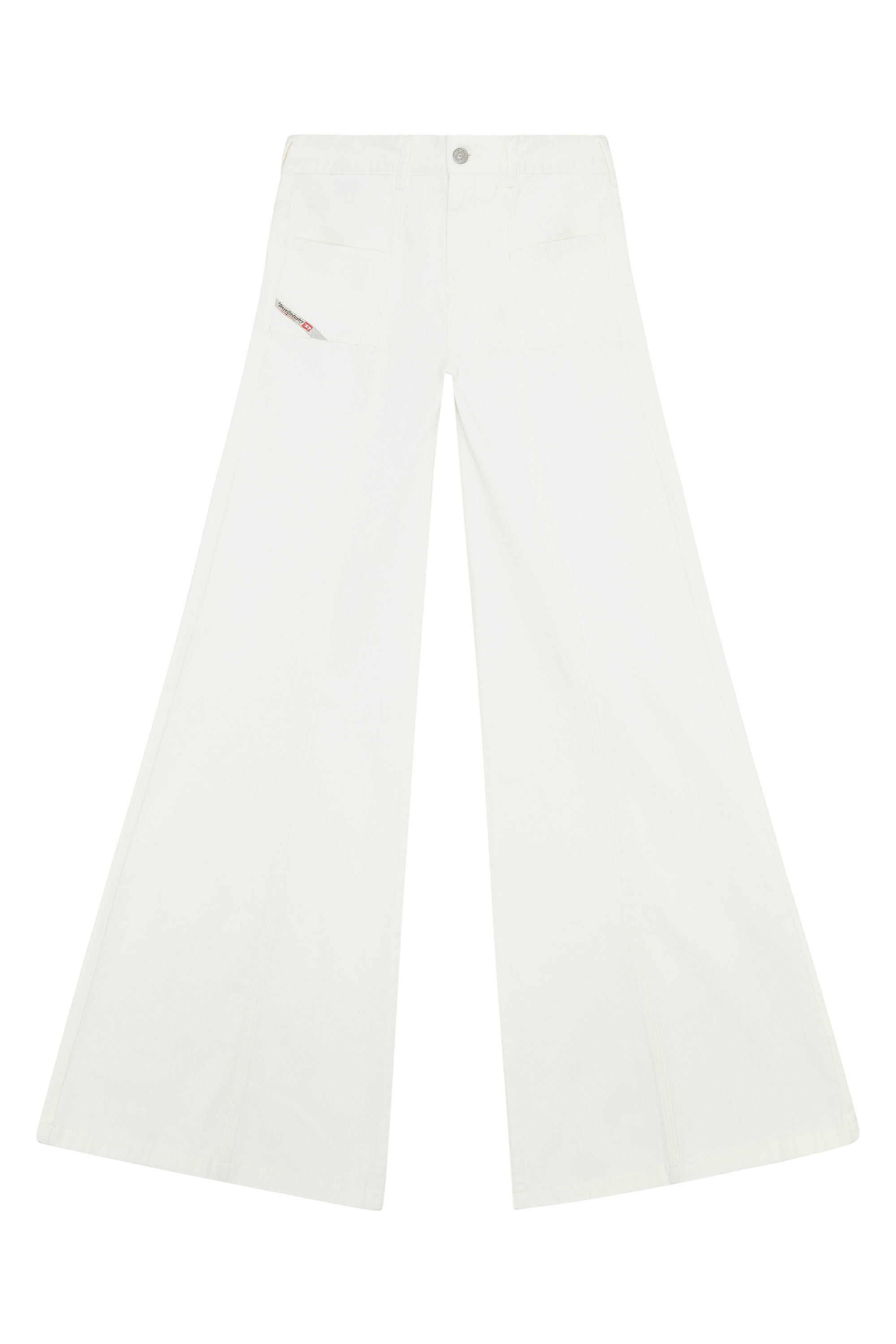 Diesel - Bootcut and Flare Jeans D-Aki 068JQ, White - Image 3
