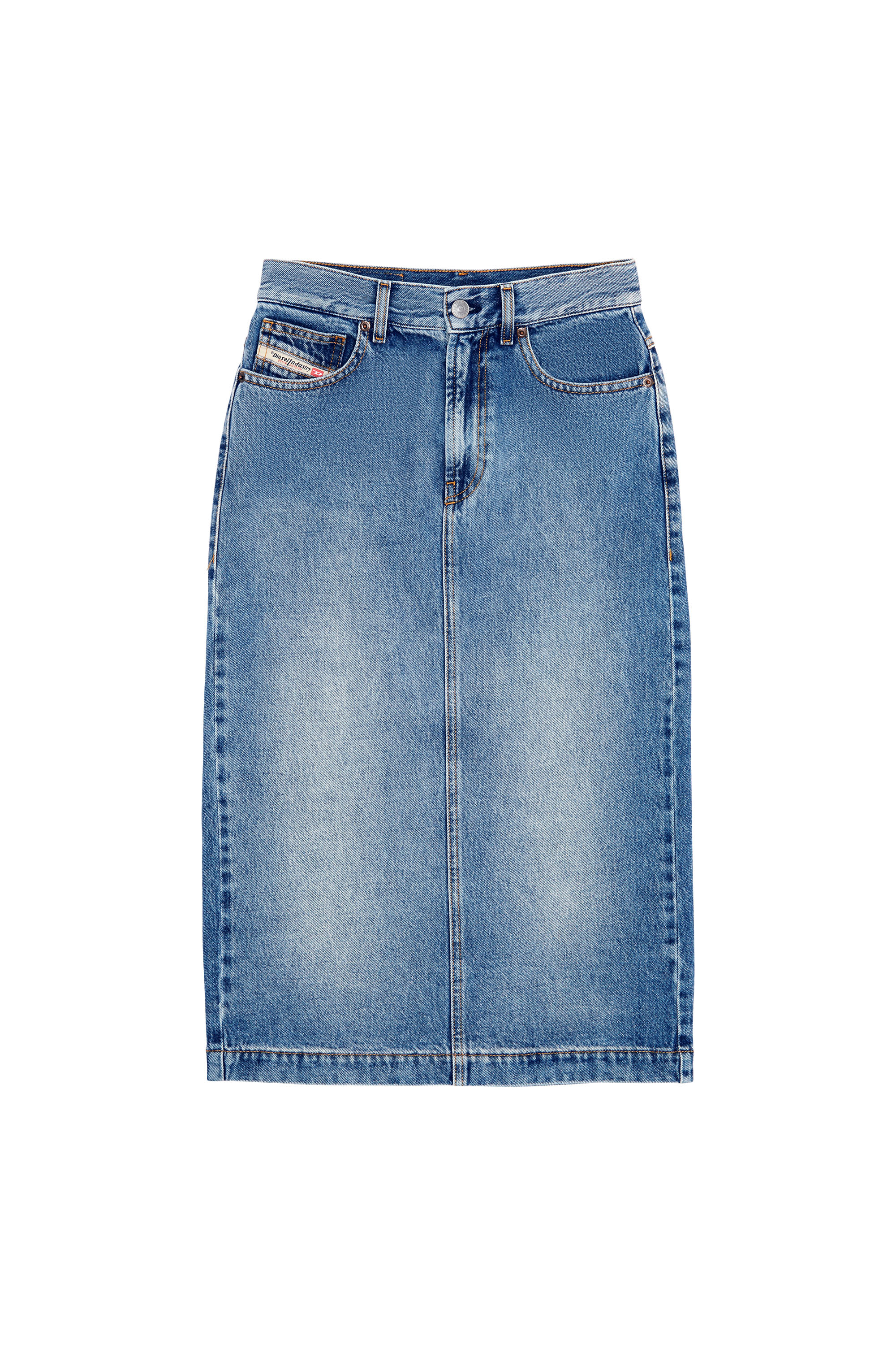 DE-RONNY PENCIL SKIRT, Medium blue - Skirts