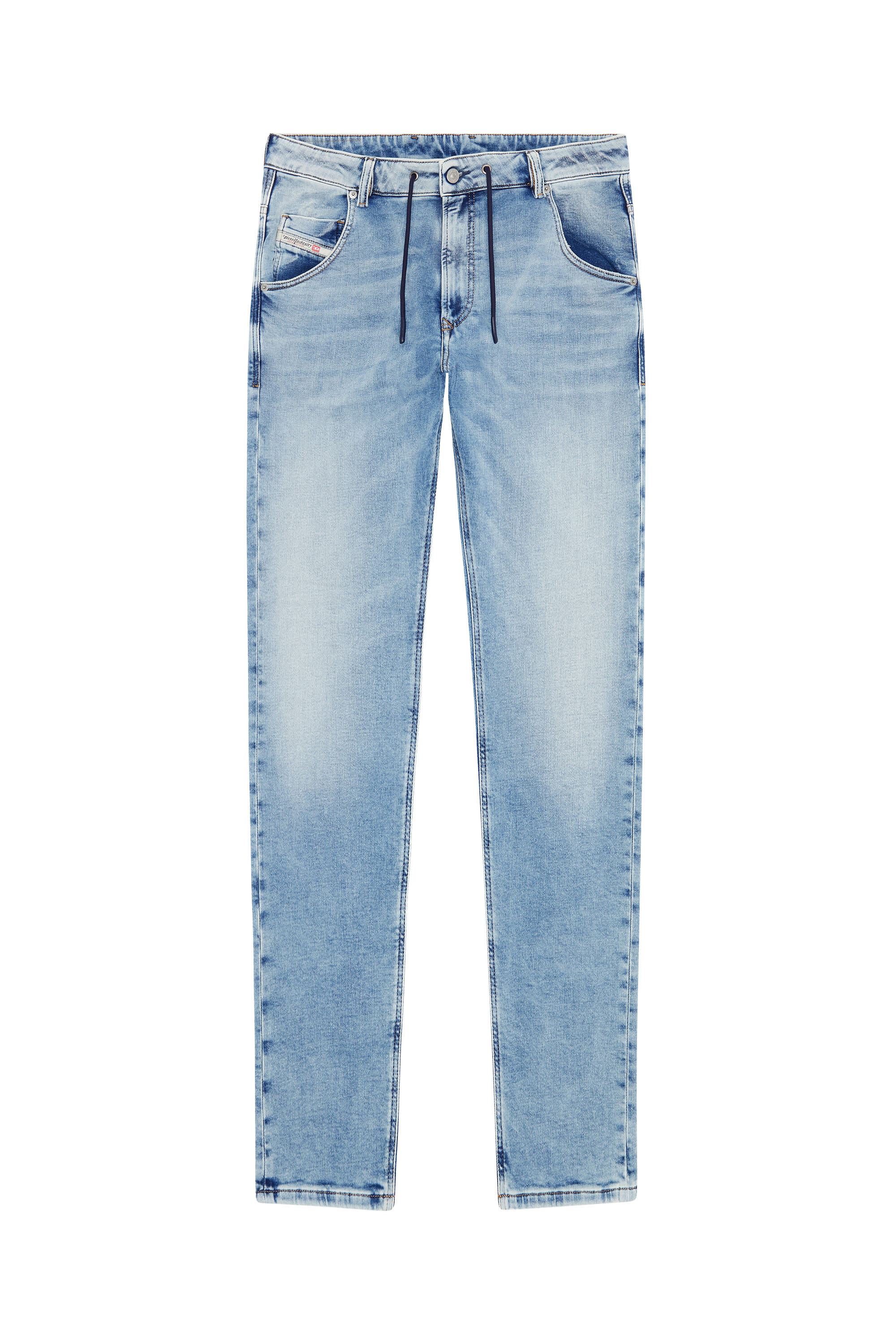 Diesel - Krooley JoggJeans® 068BB Tapered, Light Blue - Image 6