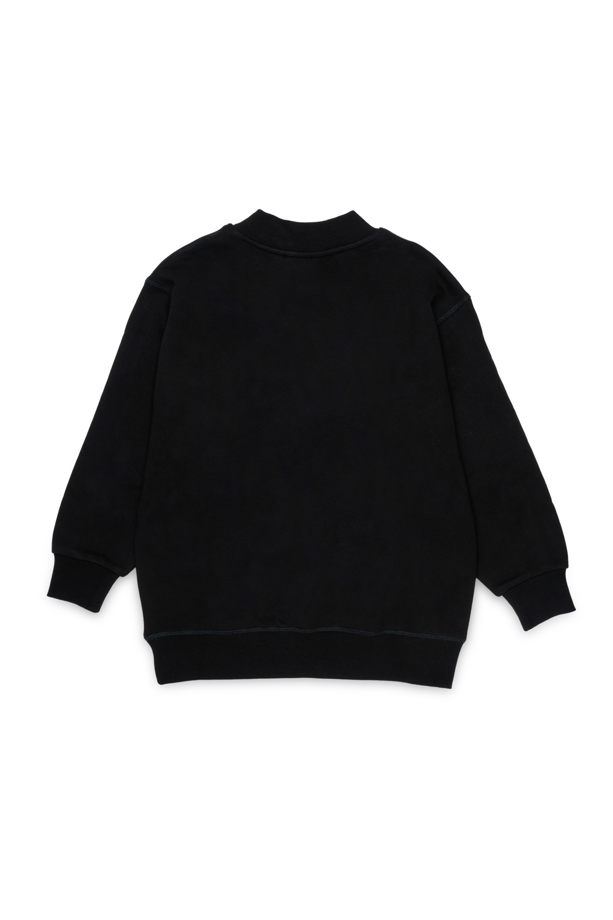Diesel - SDOLSY, Woman's Cotton sweatshirt with front logo in Black - 2