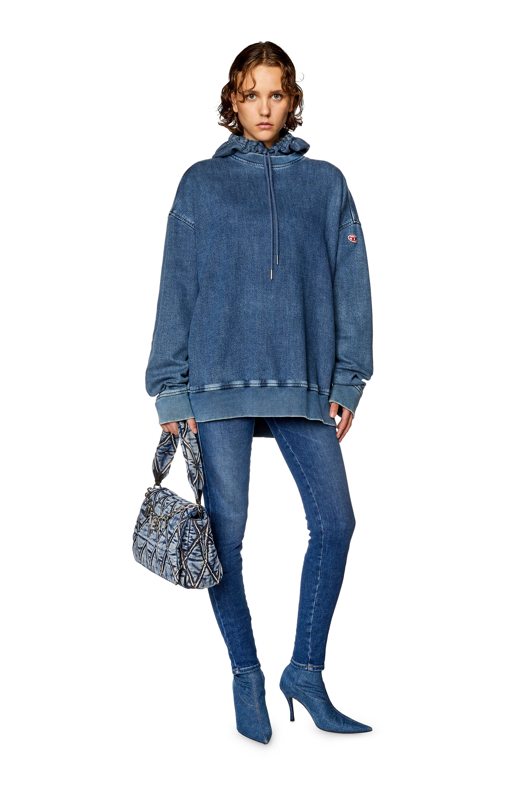 Diesel - 2018 SLANDY-LOW 09F86 Super skinny Jeans, Medium blue - Image 4