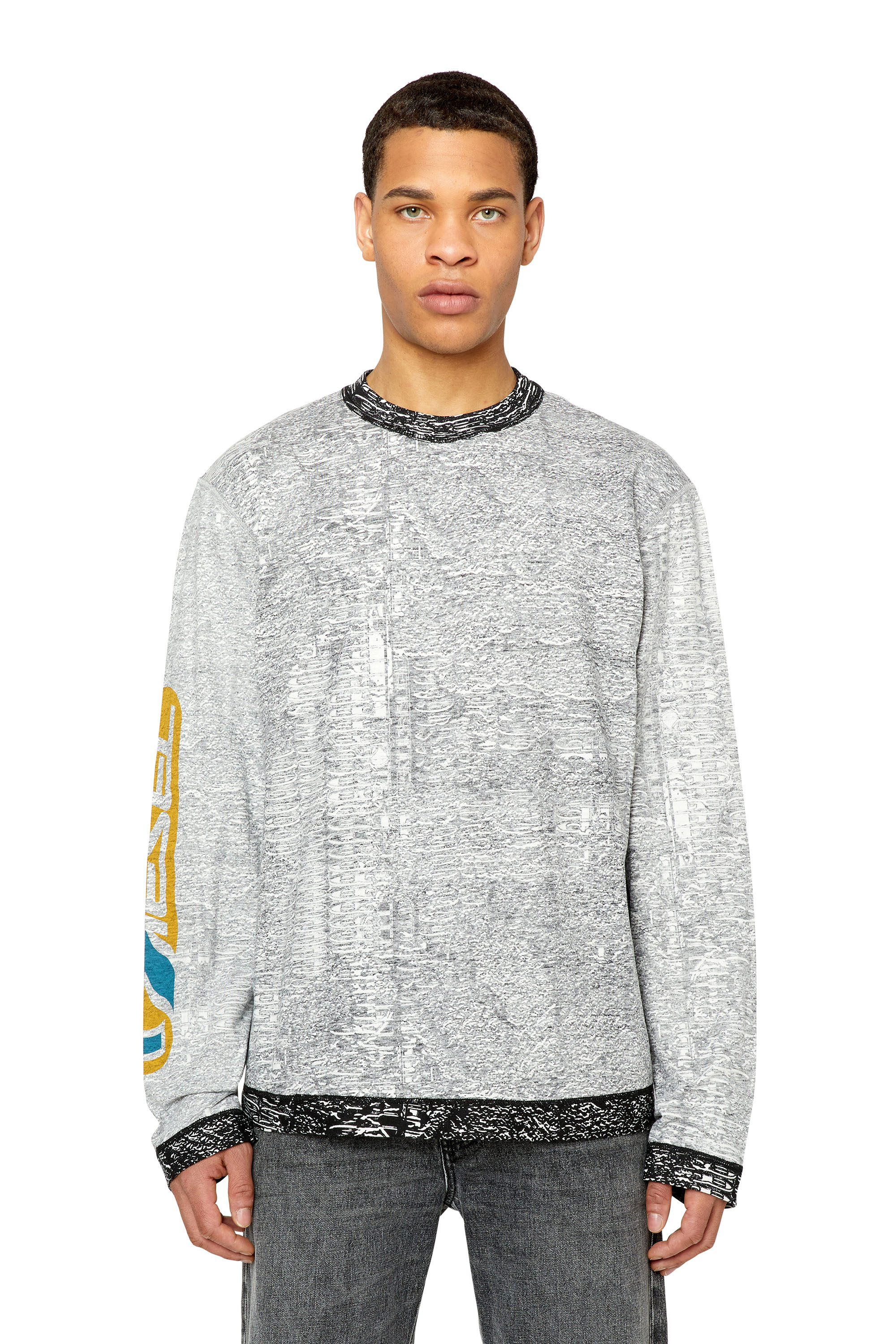 Diesel - T-CRANESIDE, Light Grey - Image 1