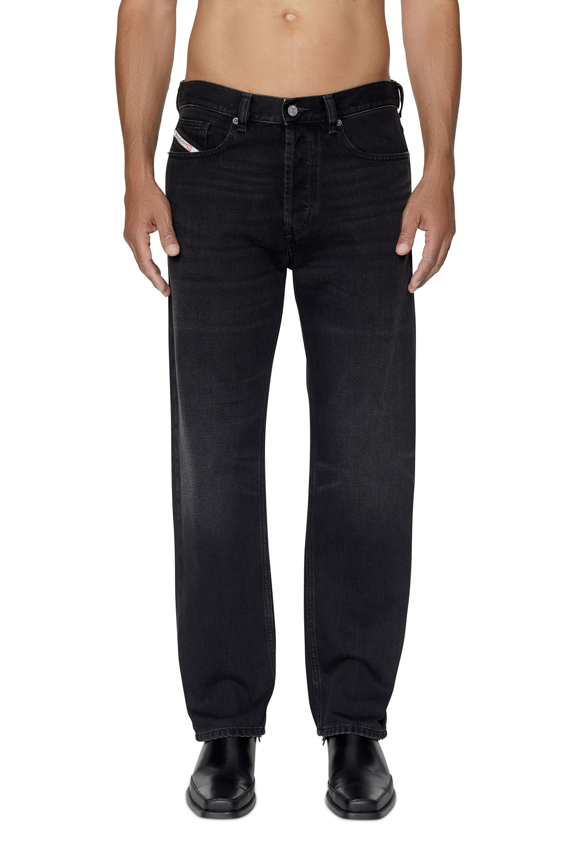 Diesel - Straight Jeans 2010 D-Macs 09B88, Black/Dark grey - Image 1