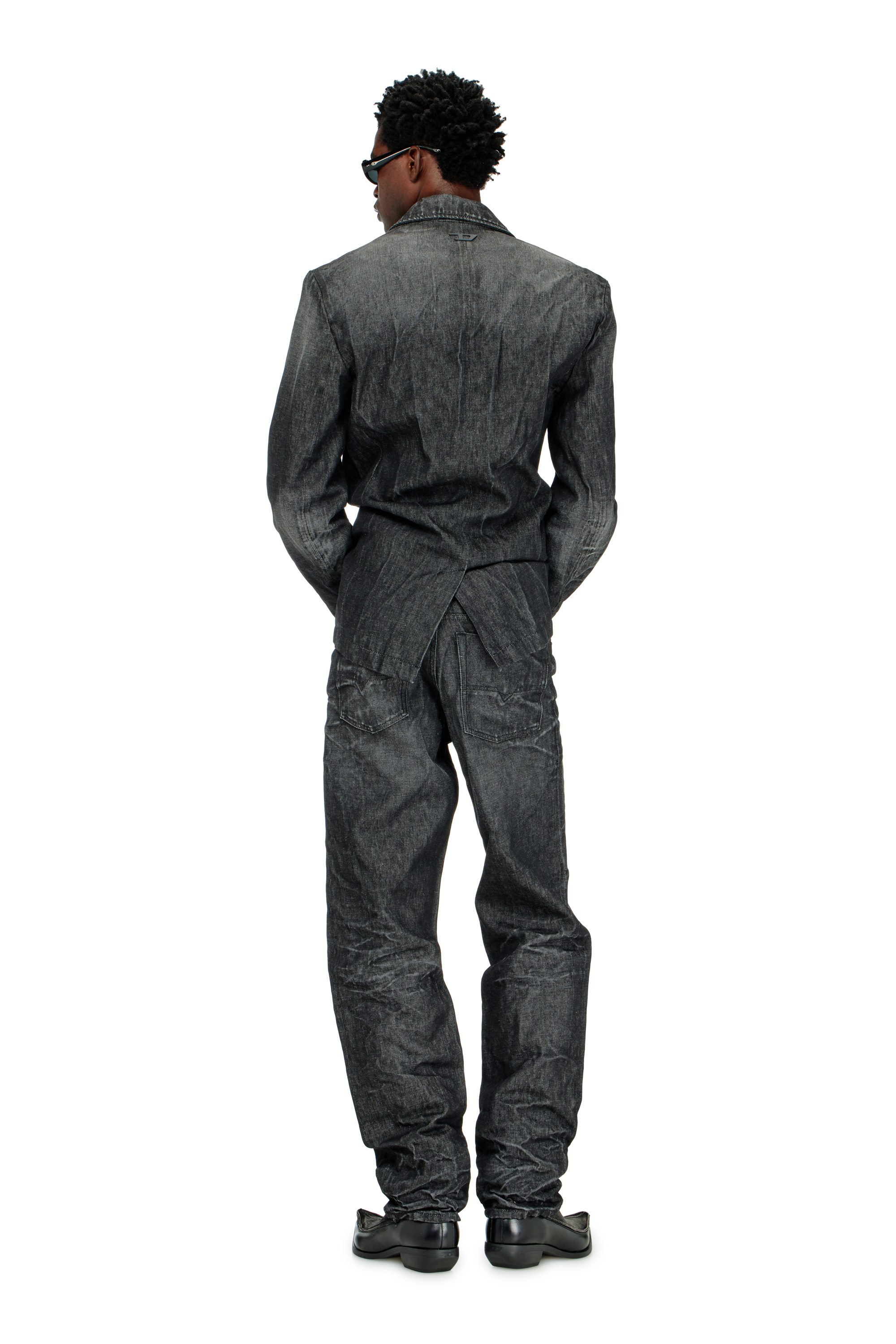 Diesel - Man's Regular Jeans 1991 D-Voeed 09R39, Black/Dark grey - 3