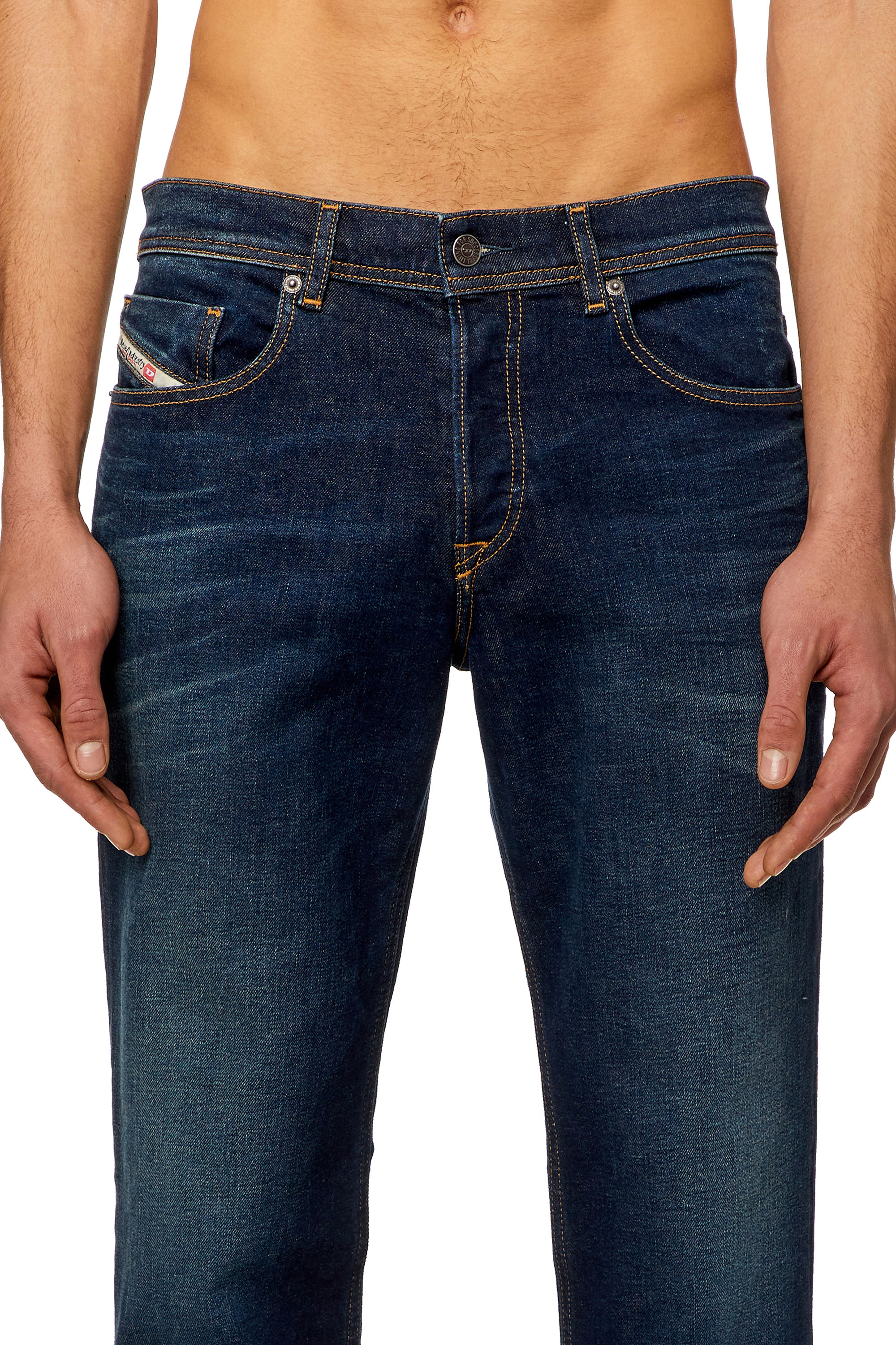Diesel - Tapered Jeans 2023 D-Finitive 09H38, Dark Blue - Image 4