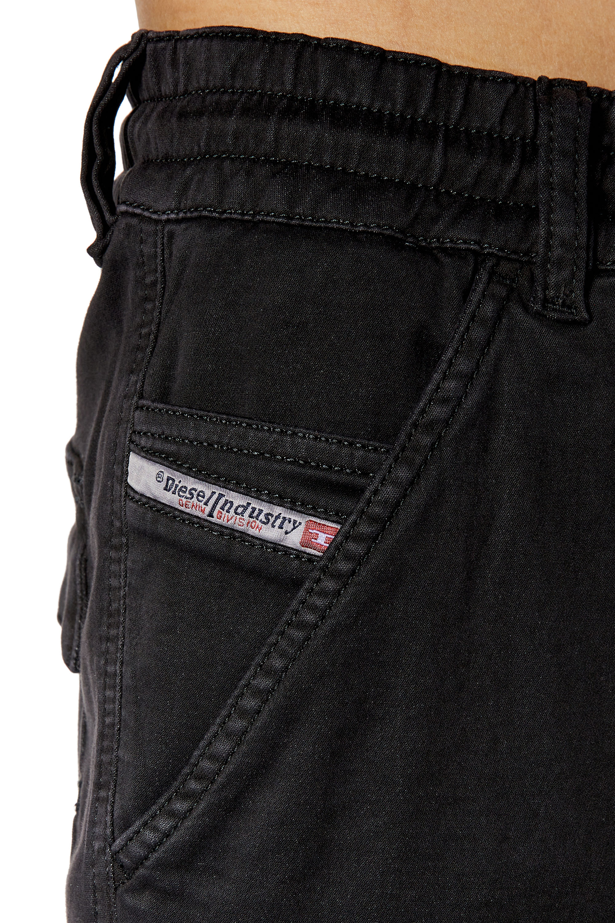 Diesel - Krooley JoggJeans® 068DY Tapered, Black - Image 3