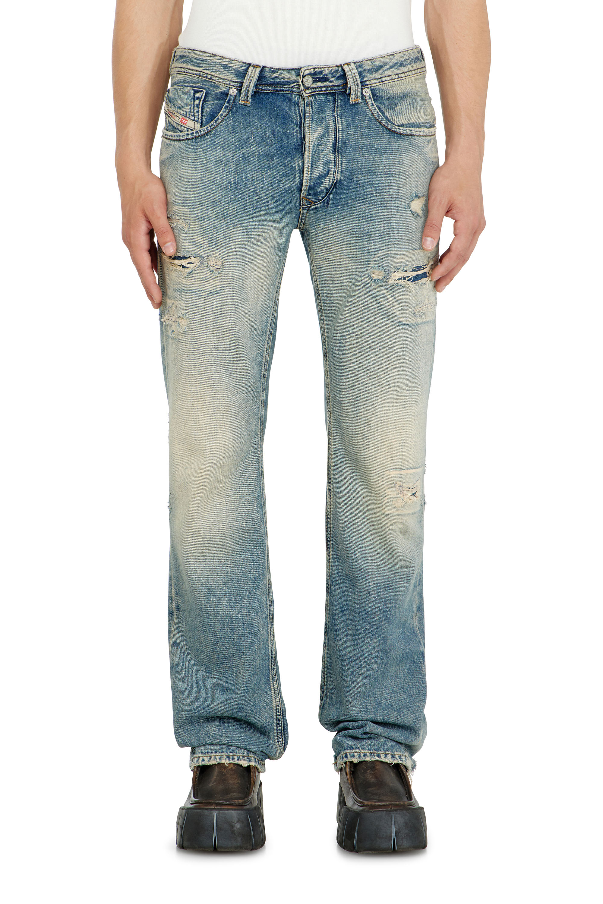 Diesel - Man's Regular Jeans 1985 Larkee 09P62, Medium blue - 2