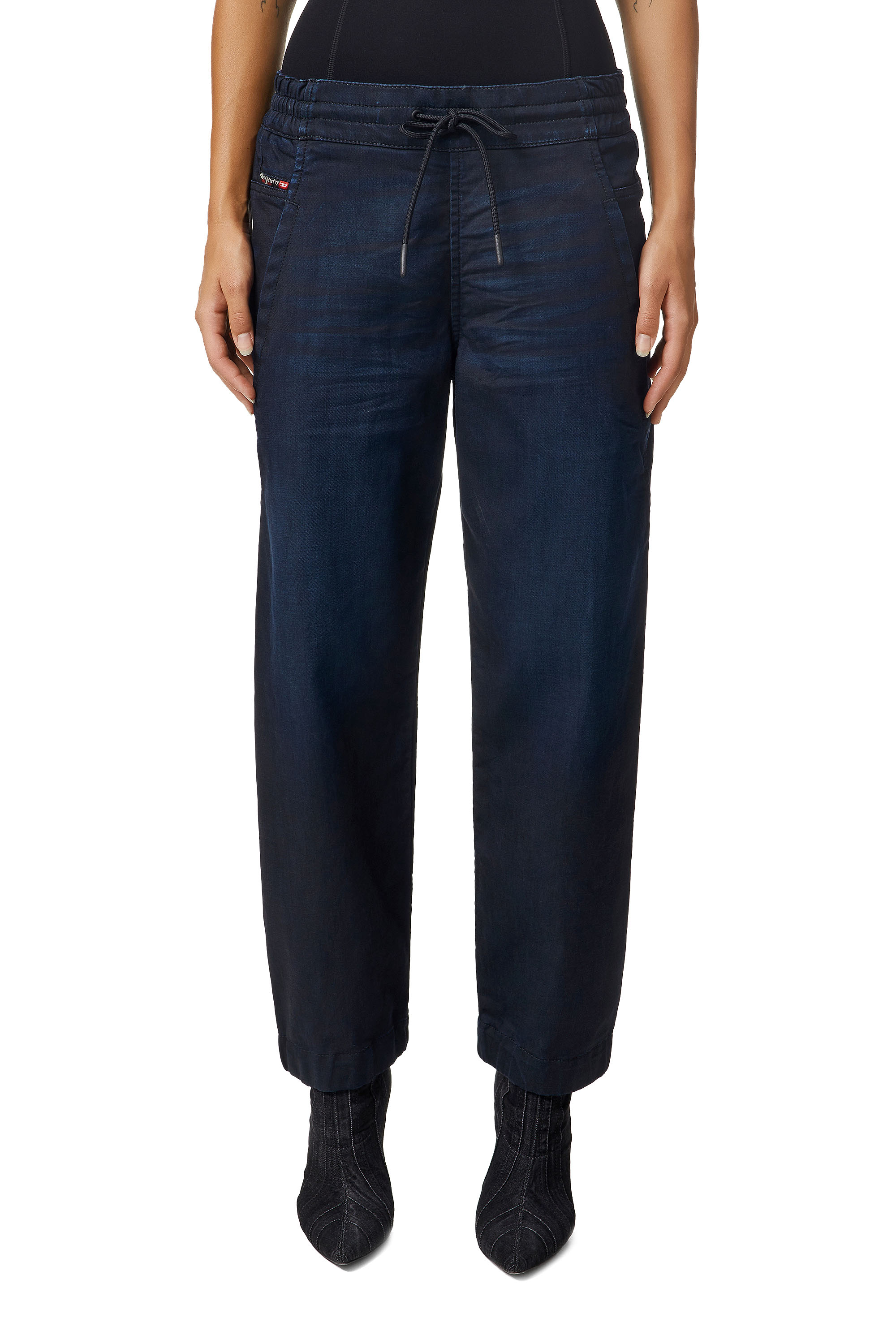 D-KRAILEY-E-NE Woman: Boyfriend Dark blue Jeans | Diesel®