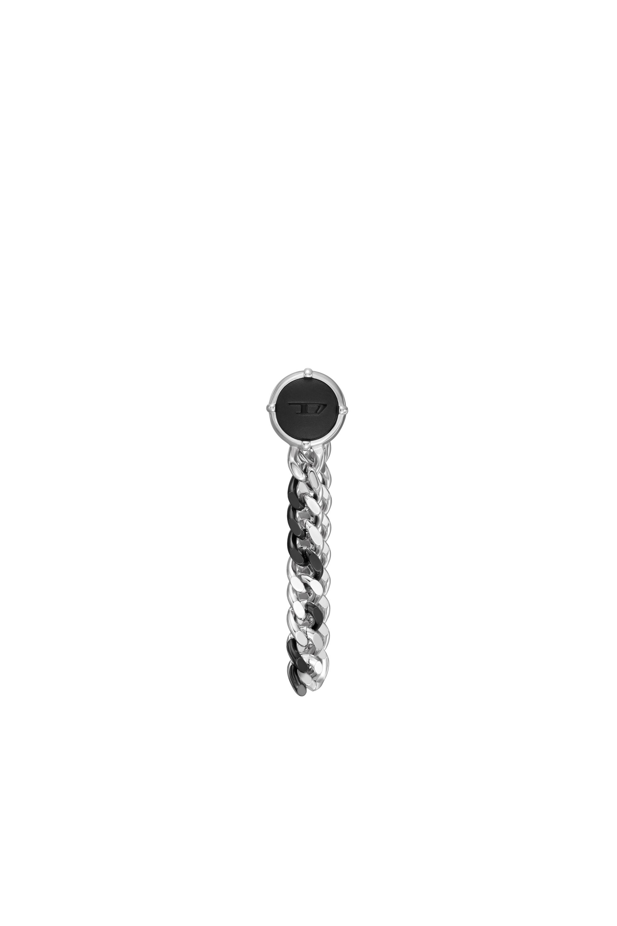 Diesel - DX1500, Unisex Stainless steel stud earring in Silver - Image 2