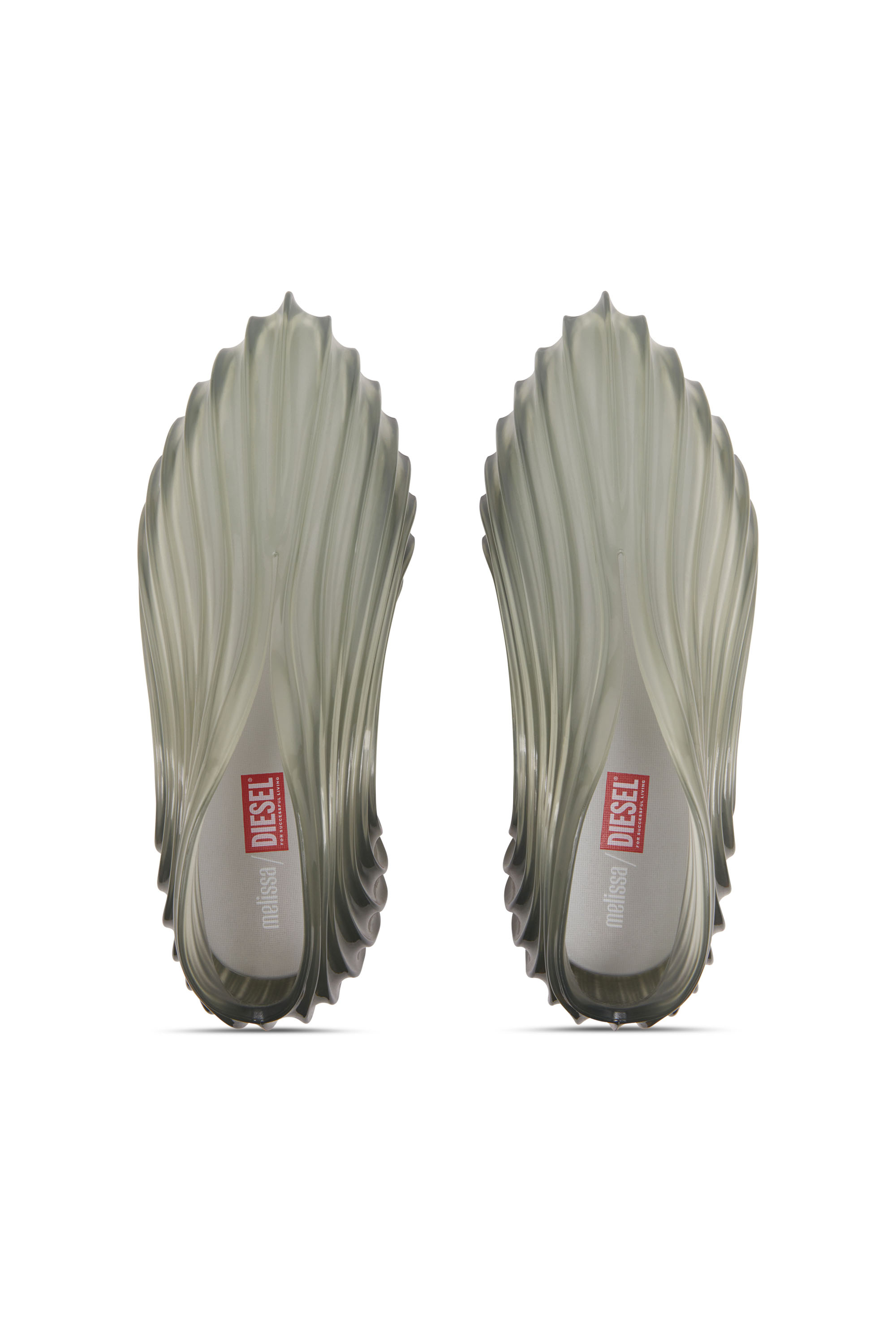 MELISSA QUANTUM SNEAKERS X, Light Grey Diesel - MELISSA QUANTUM SNEAKERS X, Unisex's Slip-on sneaker in Melflex® in Light Grey - 4