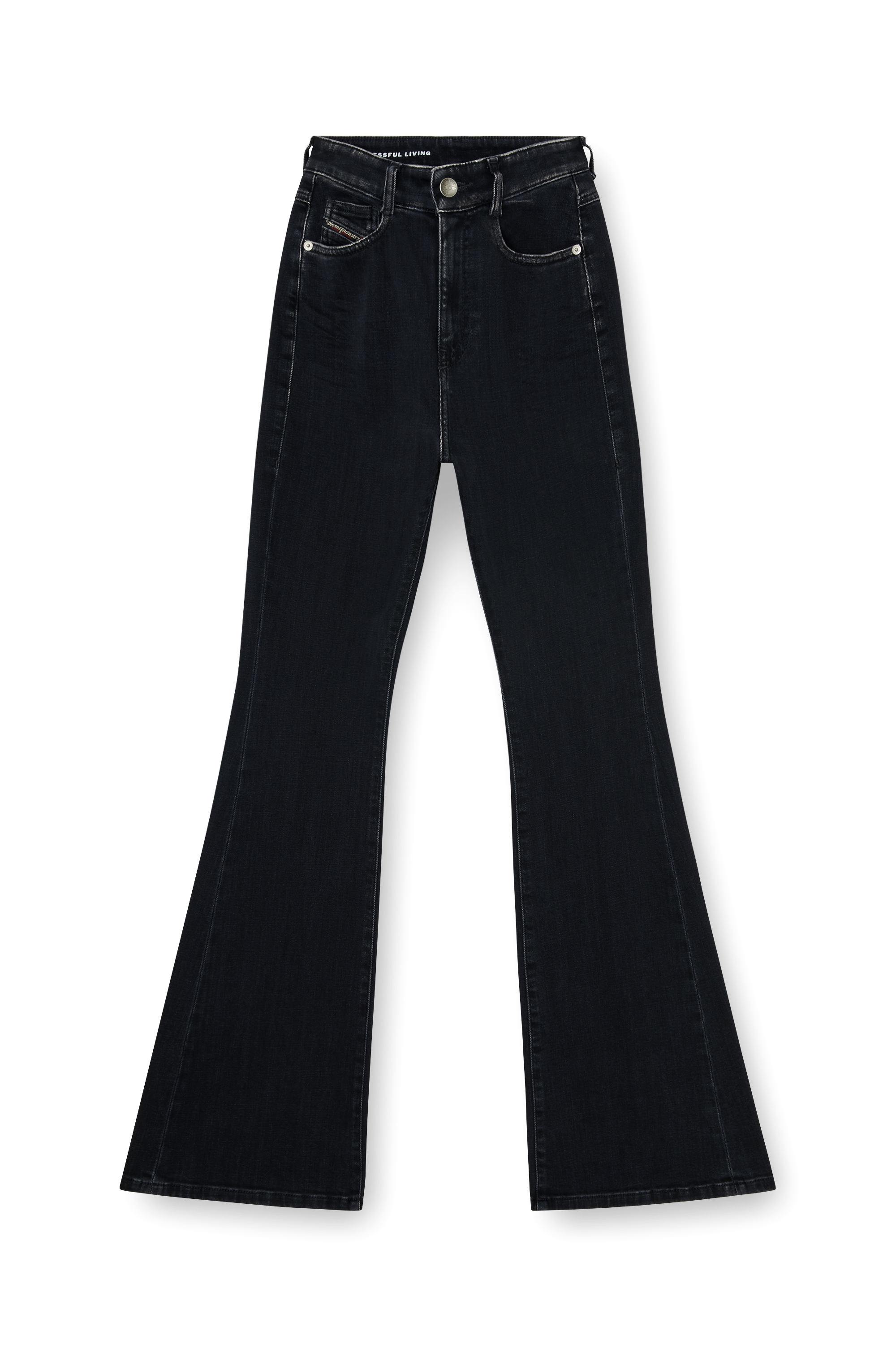 Diesel - Woman's Bootcut Jeans 1973 D-Partt 09P75, Black/Dark grey - 6