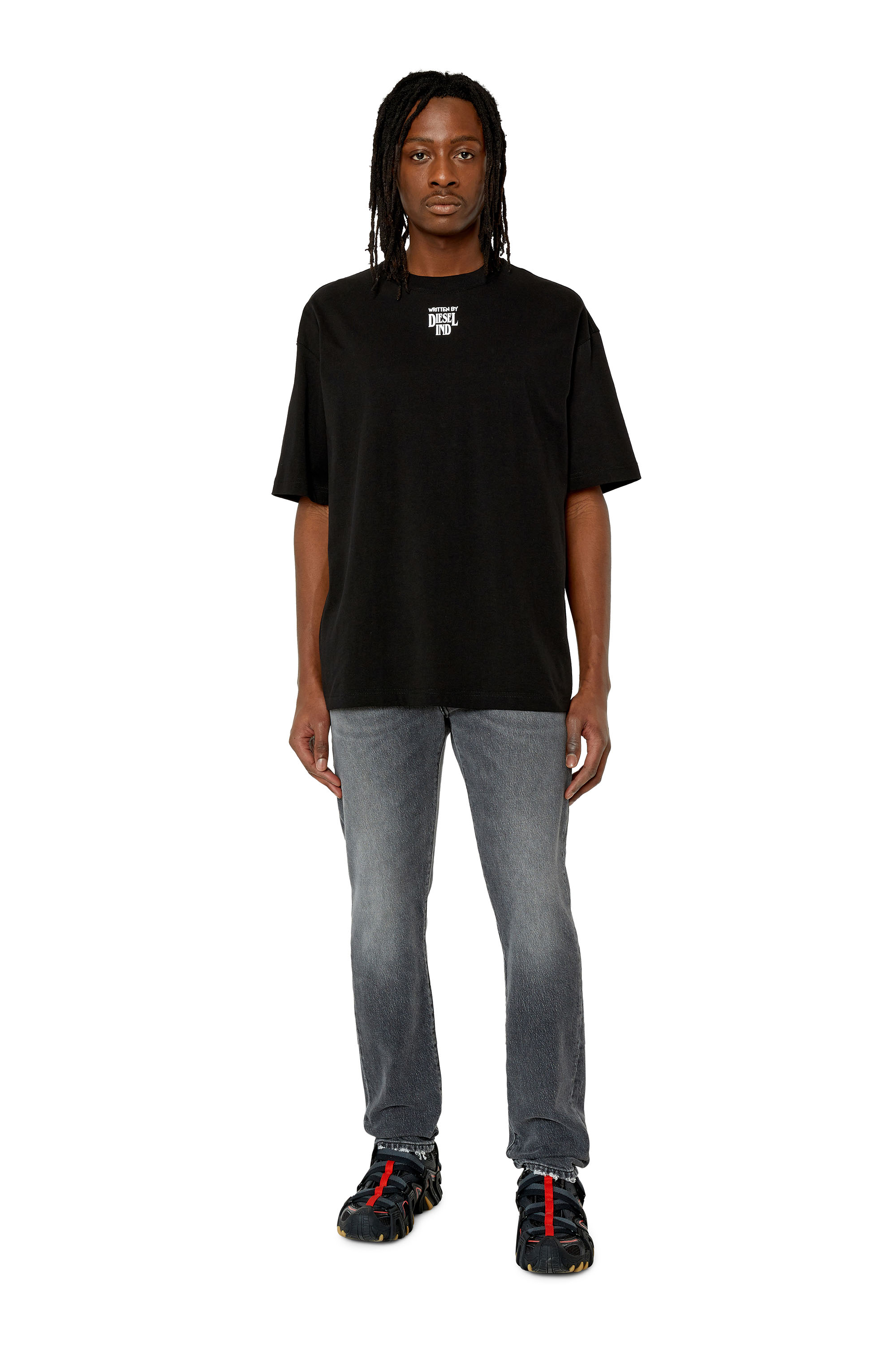 Diesel - Slim Jeans 2019 D-Strukt 09E75, Black/Dark grey - Image 1