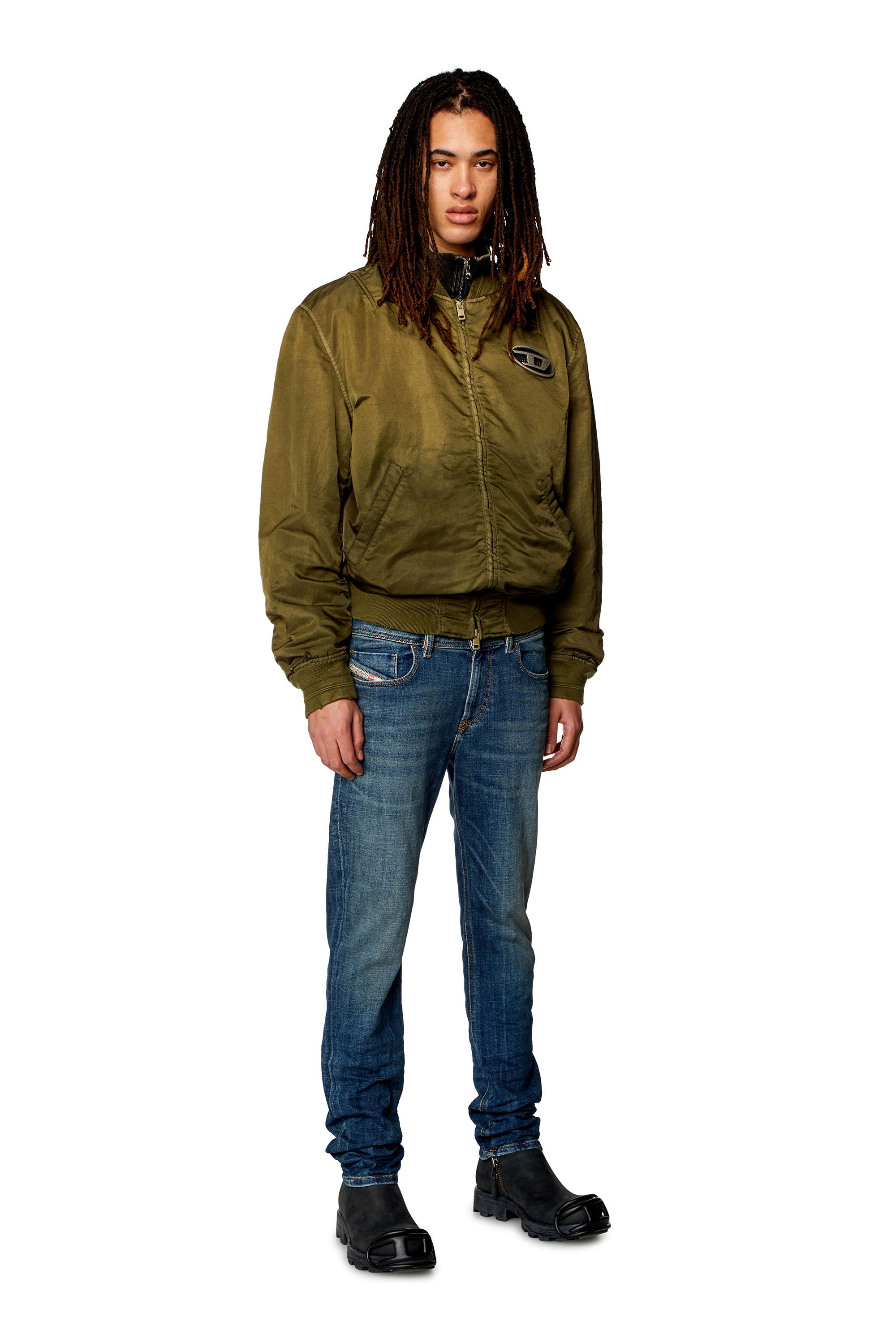 Skinny Jeans 1979 Sleenker 09H67, Dark Blue Diesel - Man's Skinny Jeans 1979 Sleenker 09H67, Dark Blue - 1